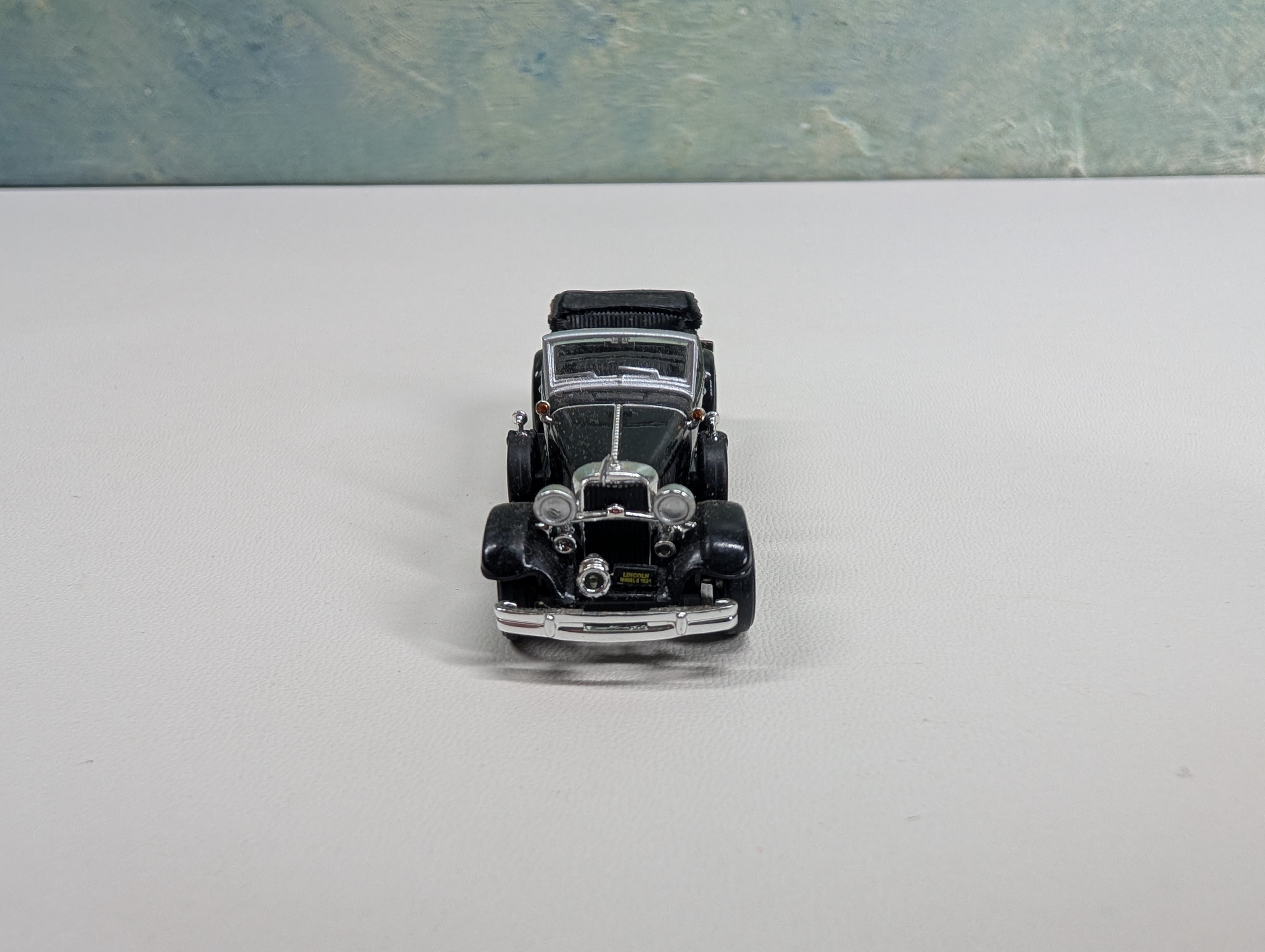 USED Ricko HO Scale 1931 Lincoln Model K, Top Down, Black