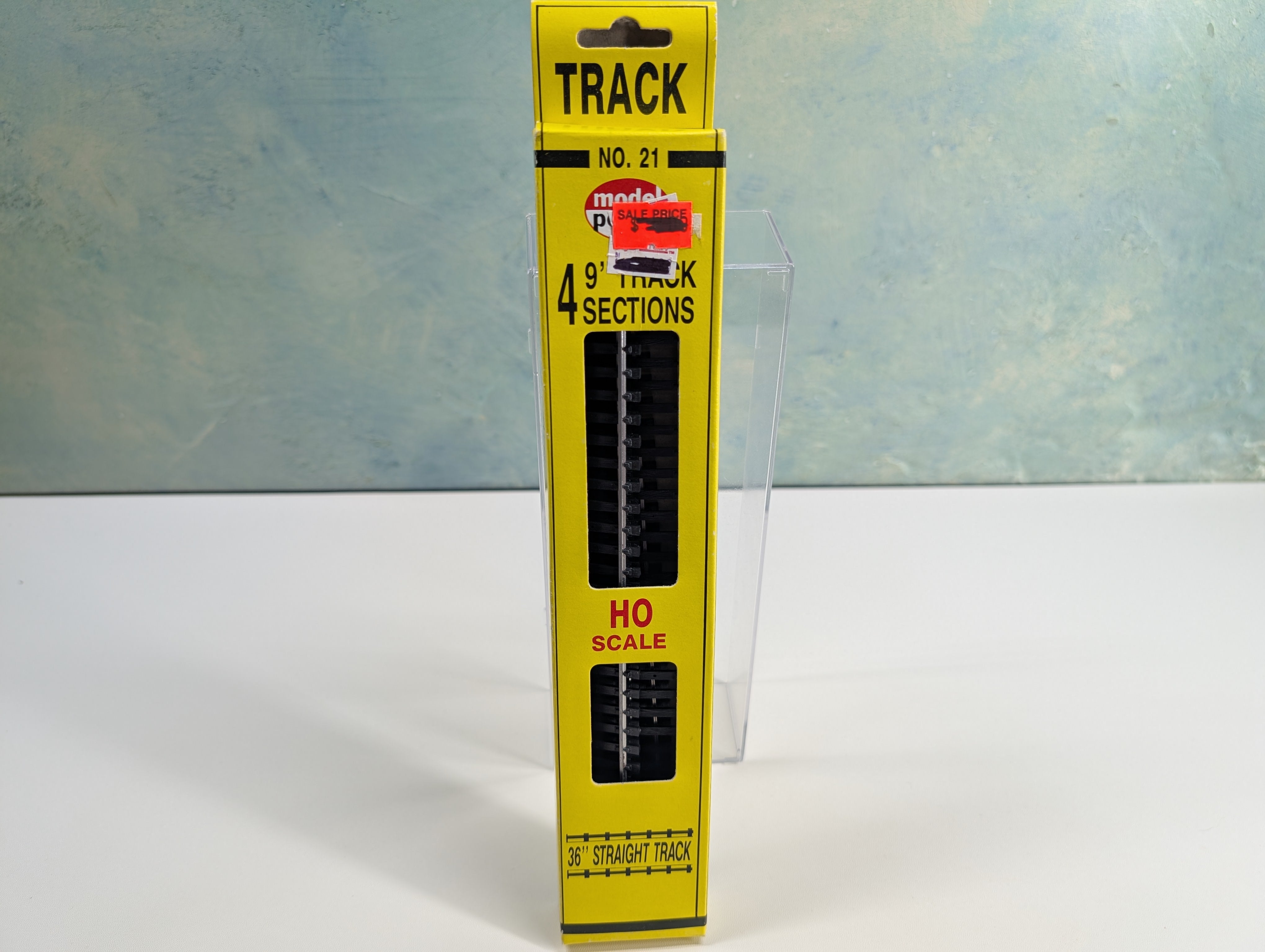 Model Power 21 HO Scale 9" Straight Nickel Silver Code 100 Track (4 pcs)