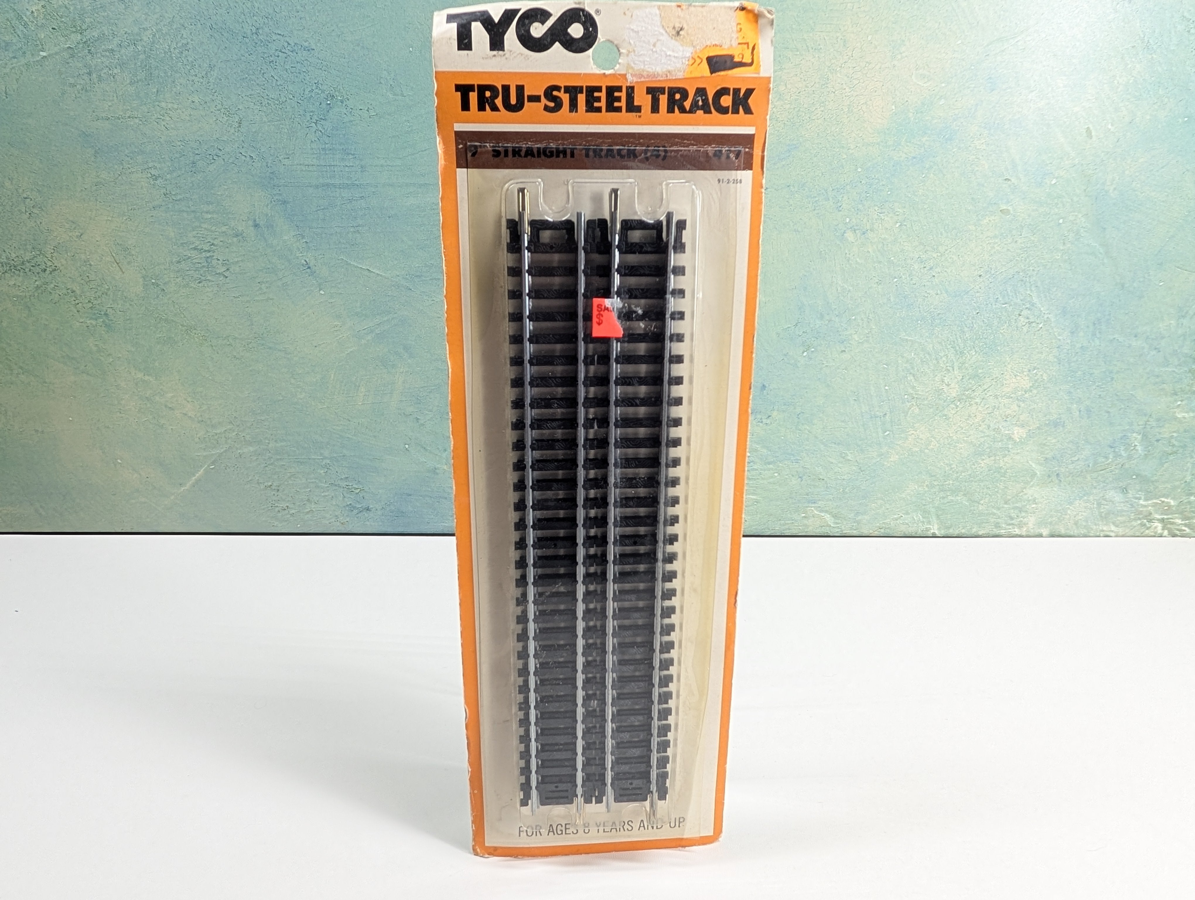 Tyco 417 HO Scale 9" Straight Tru-Steel Code 100 Track (4 pcs)