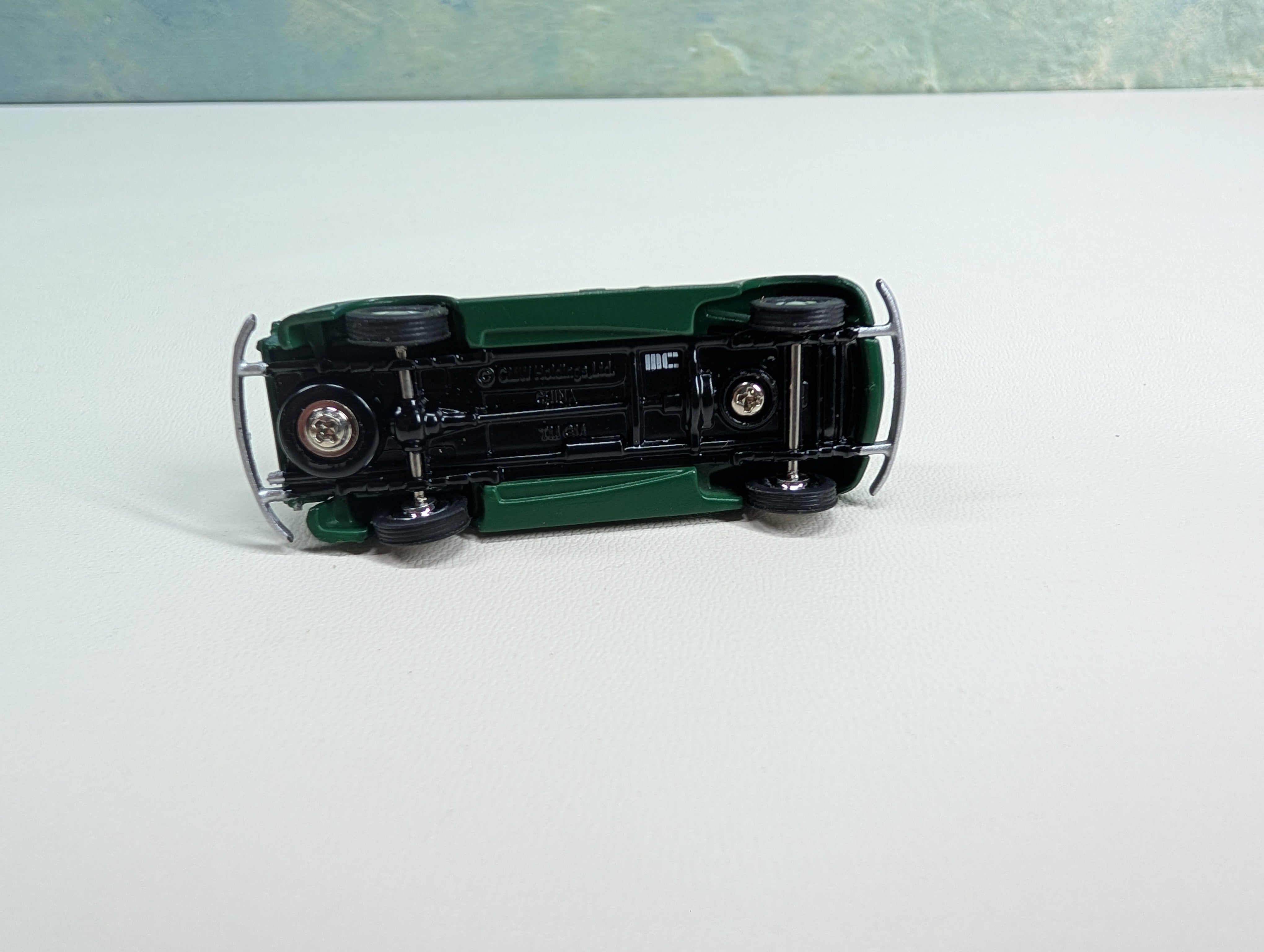 USED Classic Metal Works HO Scale Pick-Up Truck, Blue / Green, GM
