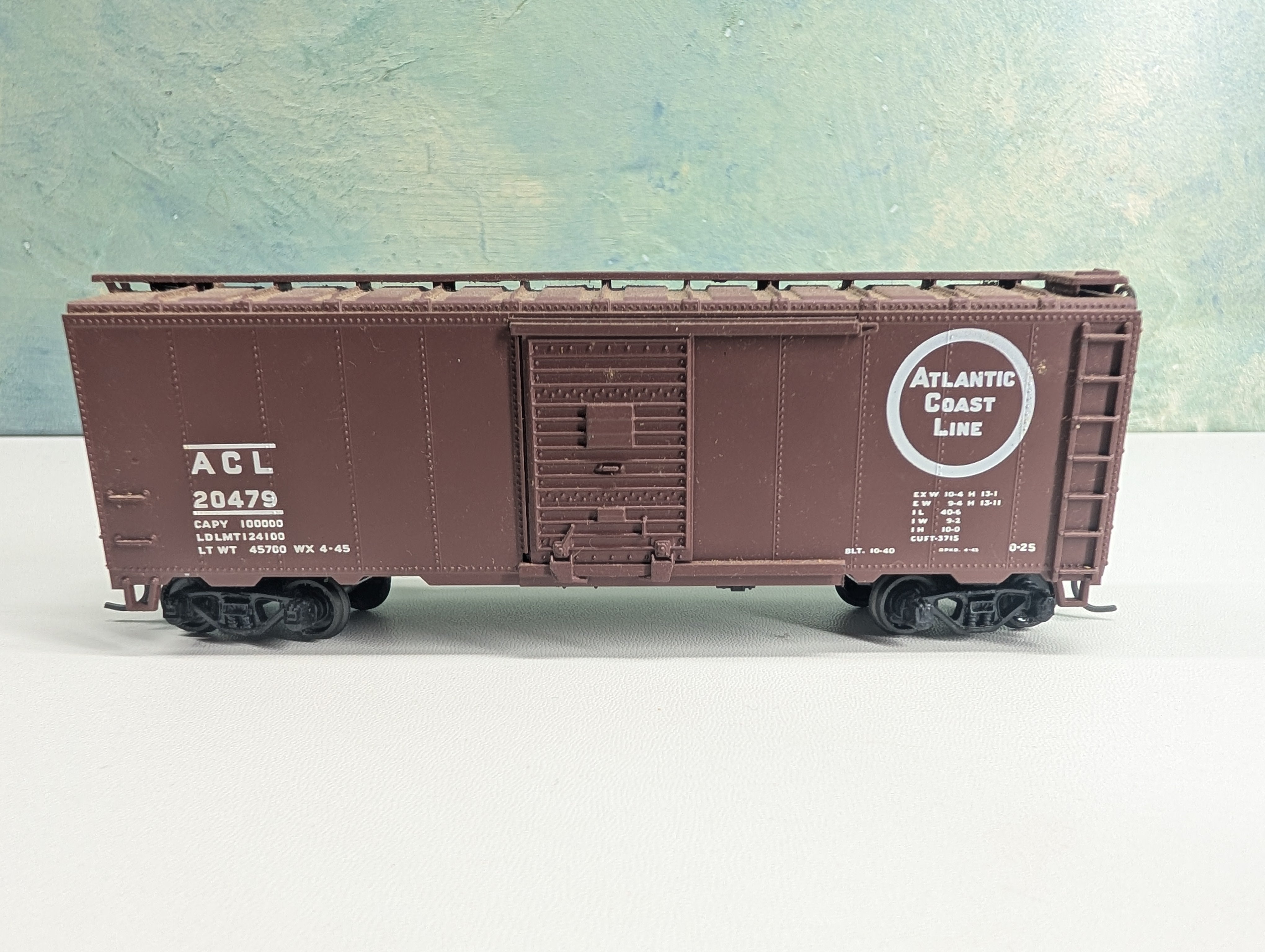USED Athearn HO Scale 40' Box Car Atlantic Coast Line ACL #20479