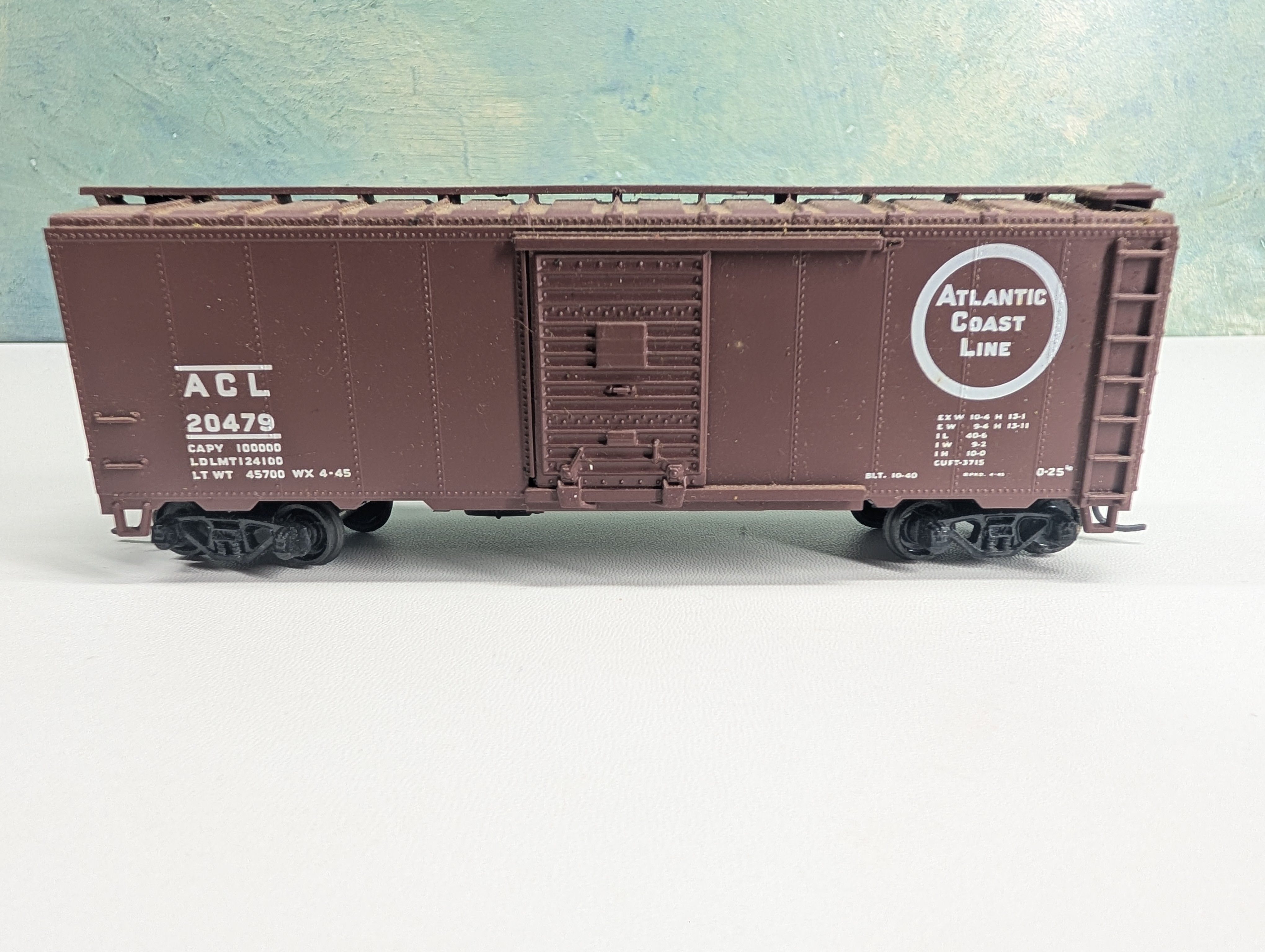 USED Athearn HO Scale 40' Box Car Atlantic Coast Line ACL #20479