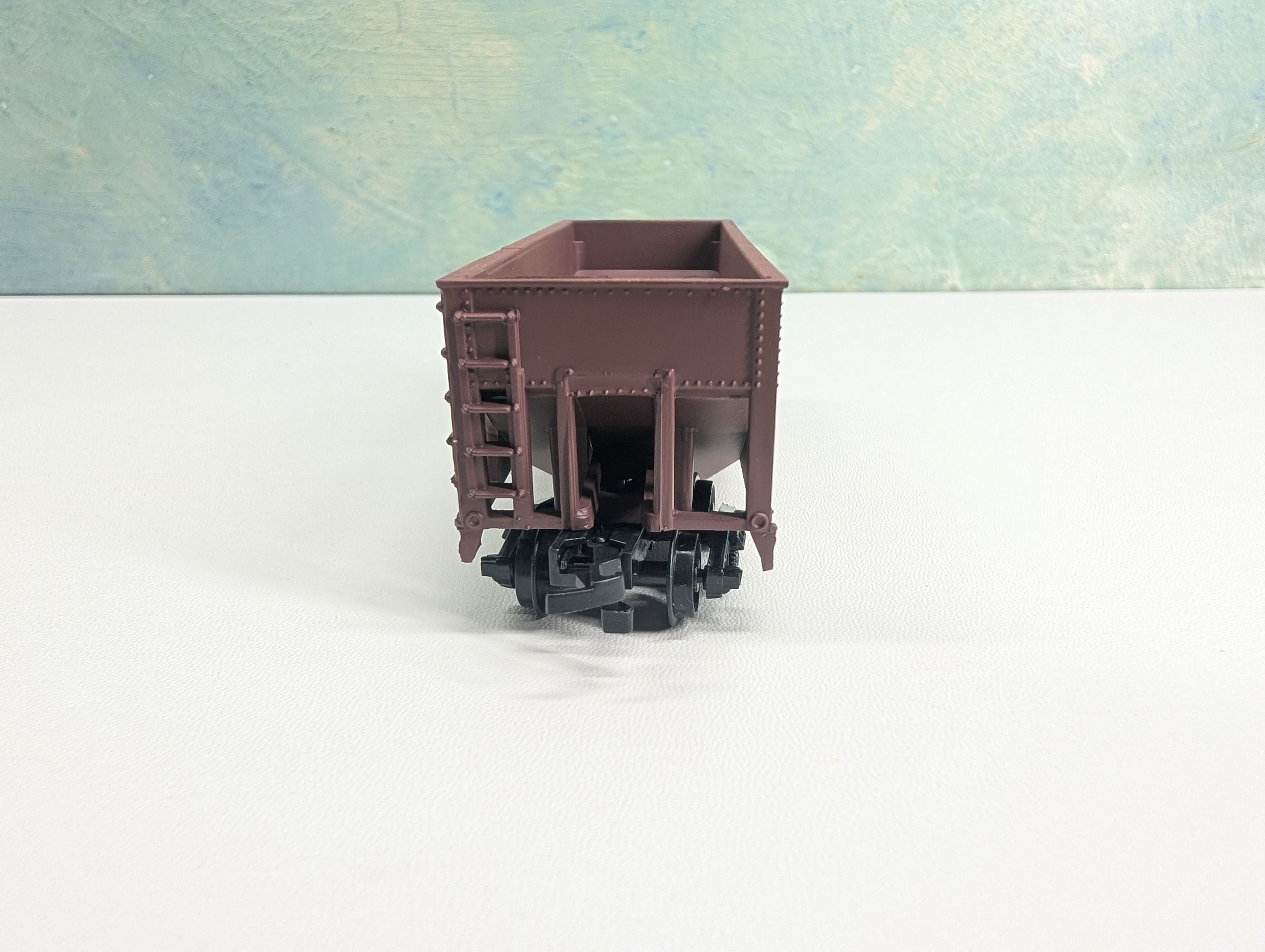 USED Life-Like 21908 HO Scale 2 Bay Hopper Georgia Railroad GA #21395