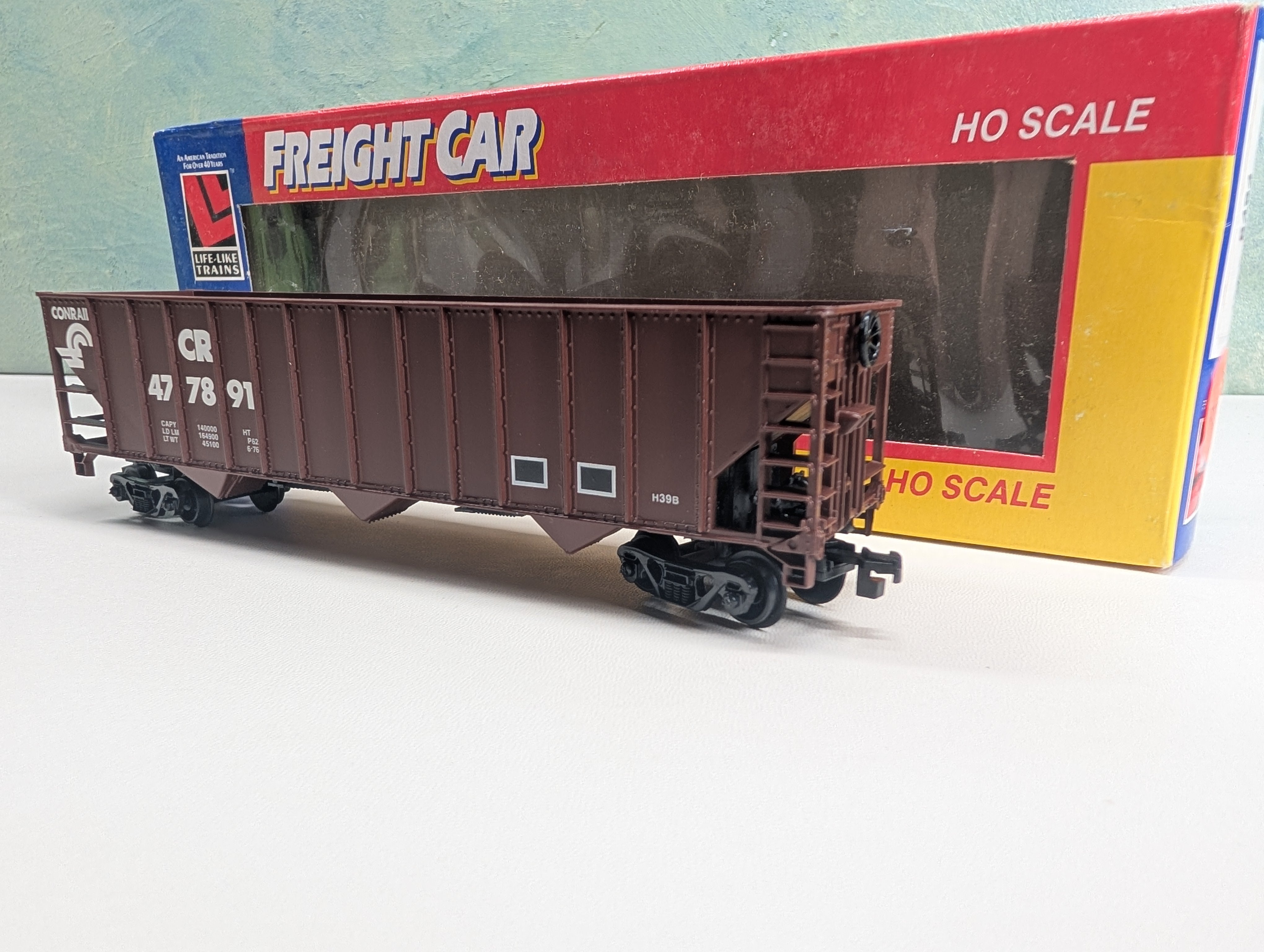 USED Life-Like 8494 HO Scale 100 Ton Hopper Conrail CR #477891