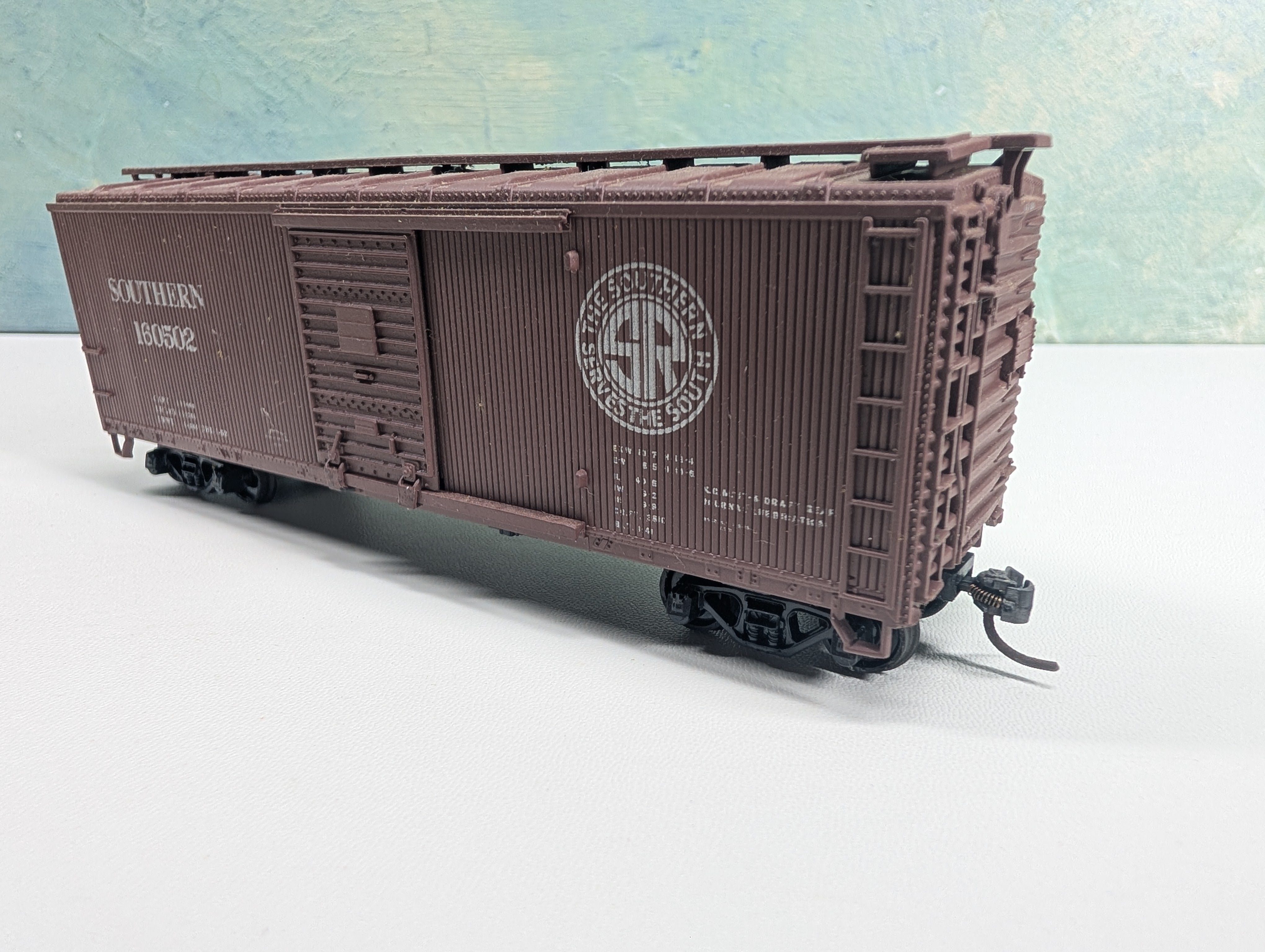 USED Athearn HO Scale 40' Wooden Box Car Southern #160502