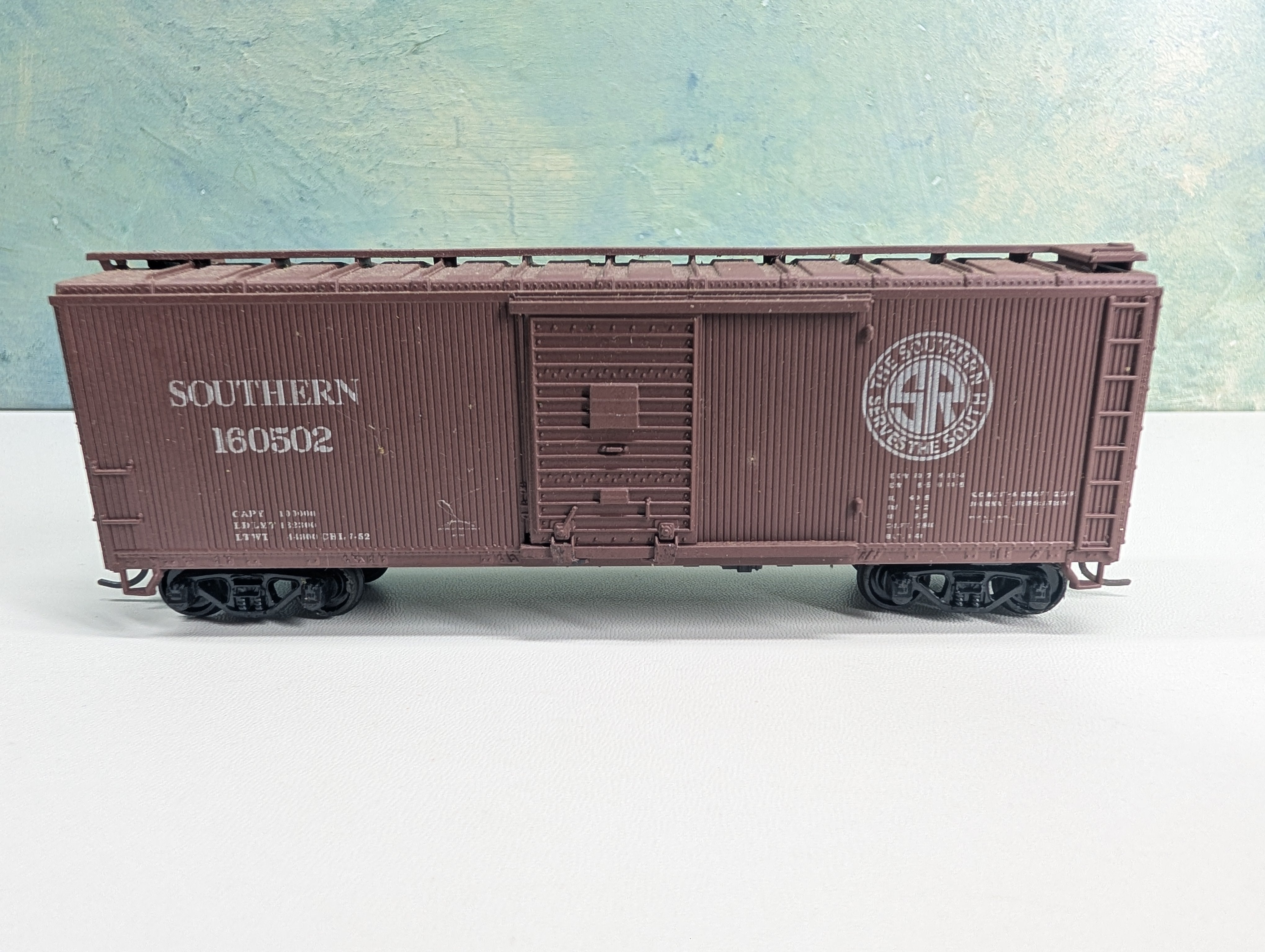 USED Athearn HO Scale 40' Wooden Box Car Southern #160502