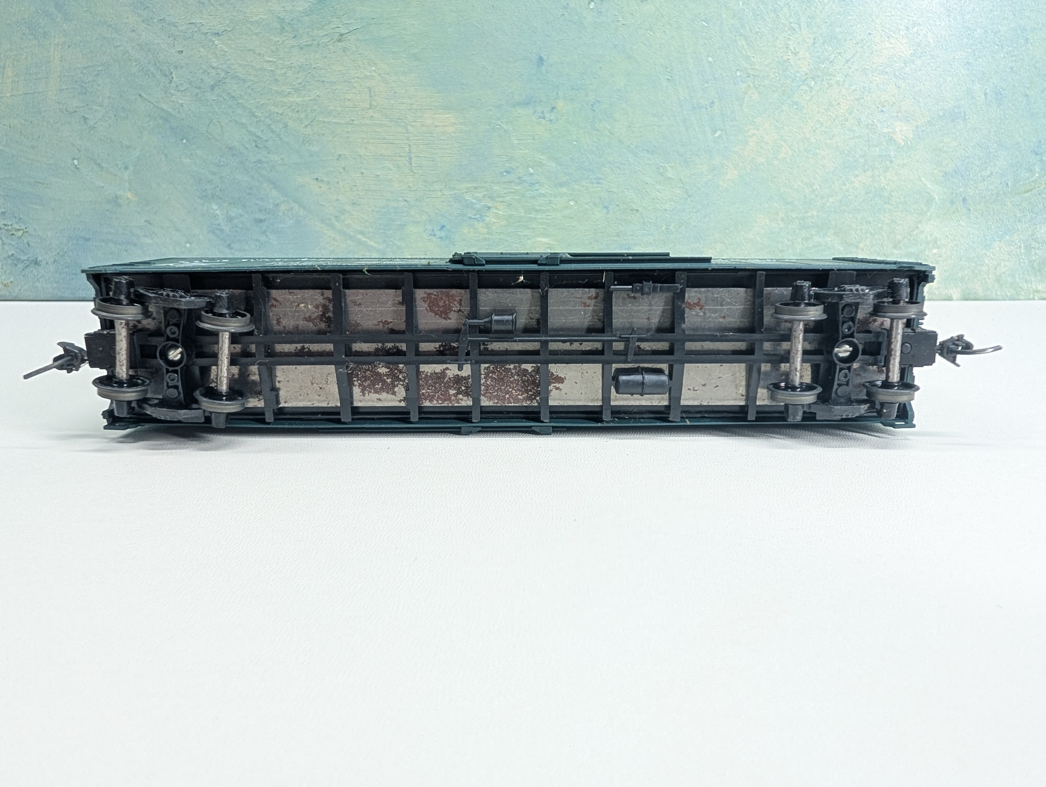 USED Athearn HO Scale 50' Box Car Gulf Mobile & Ohio GM&O #59999 RailRunner Custom