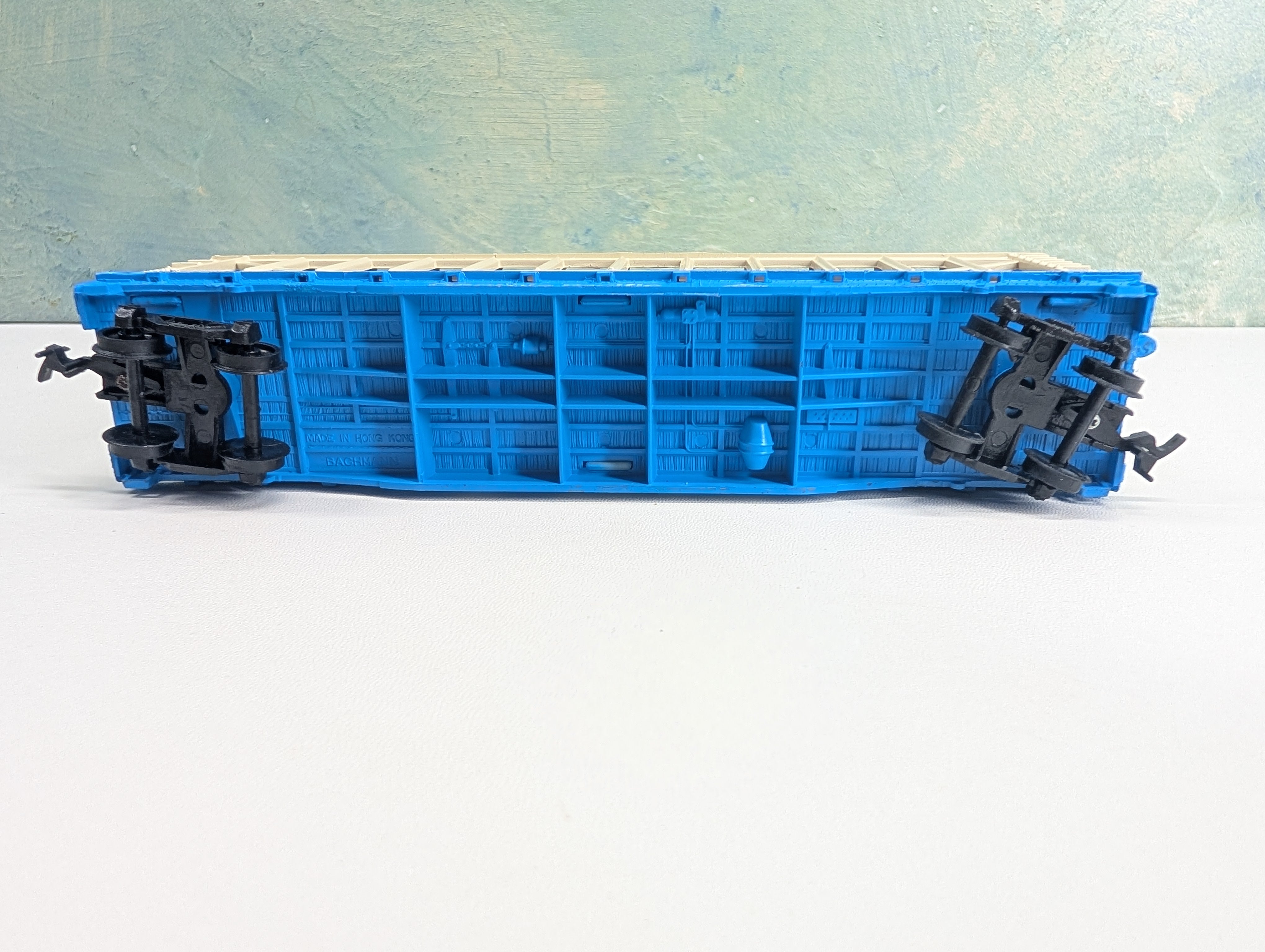 USED Bachmann HO Scale 50' Pulpwood Flat Car Georgia Pacific