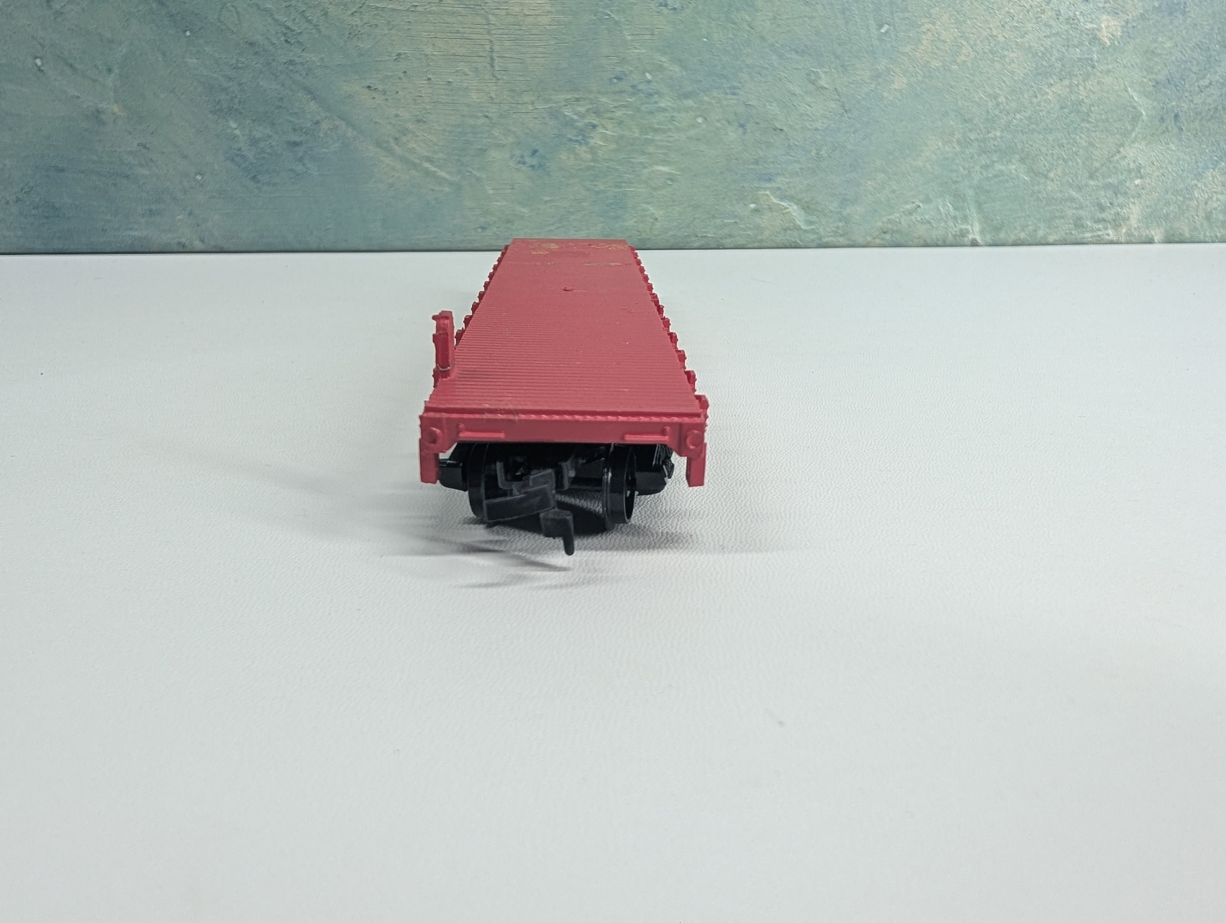 USED AHM HO Scale 50' Flat Car Santa Fe ATSF #90850