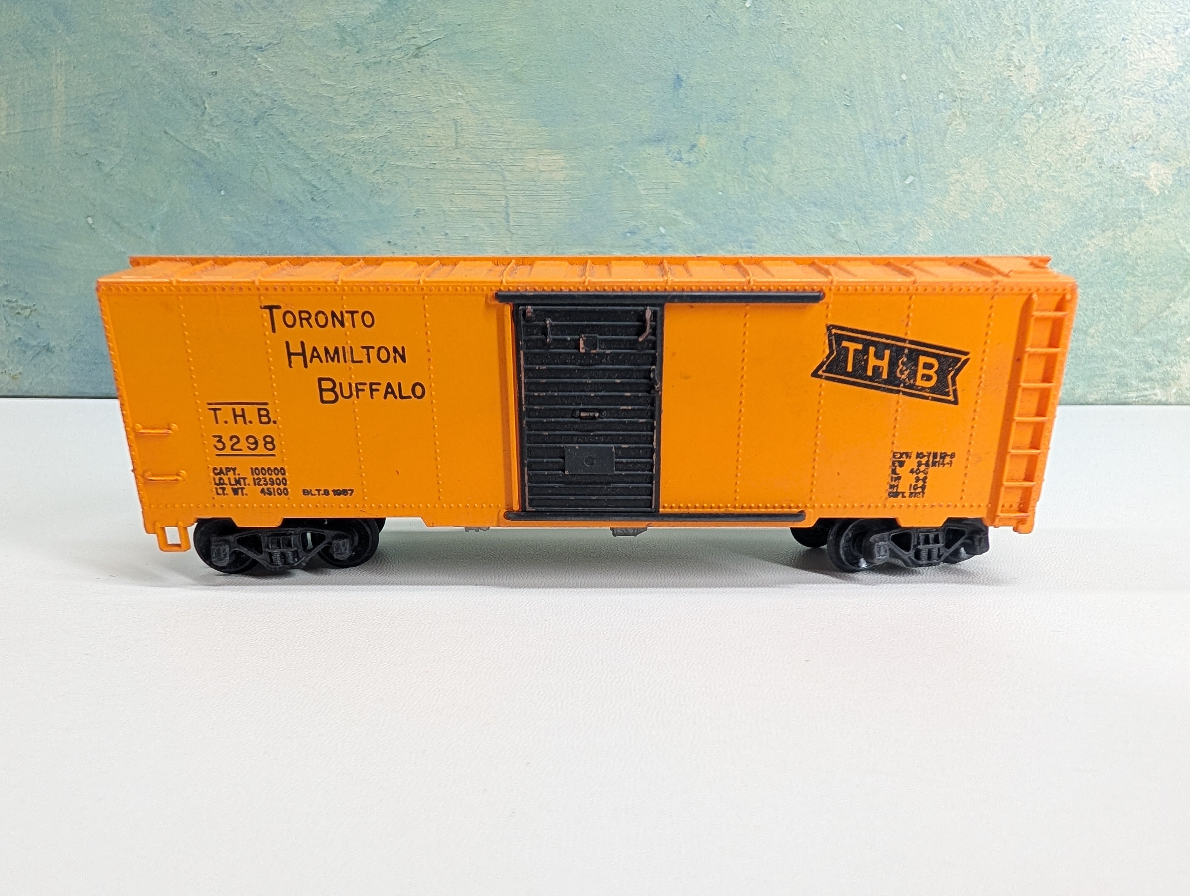 USED Mantua HO Scale 40' Box Car Toronto Hamilton Buffalo THB #3298