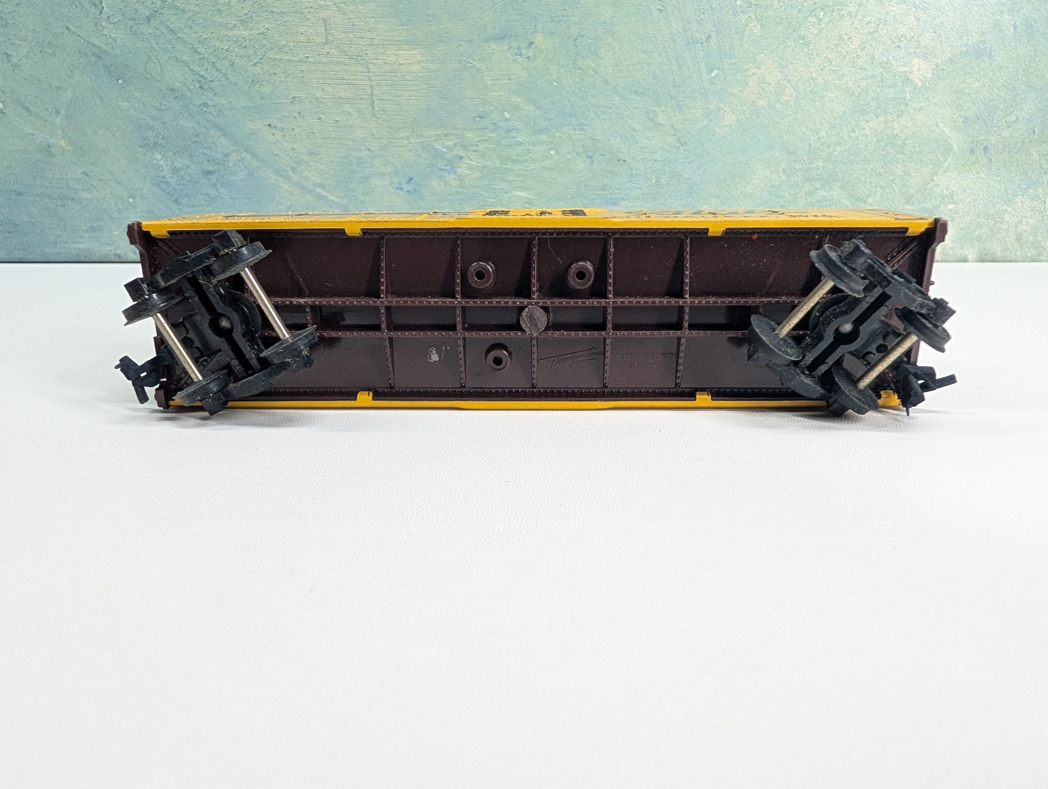 USED Fleischmann HO Scale 43' Reefer Box Car Blatz Old Heidelberg Beer URTX #1428