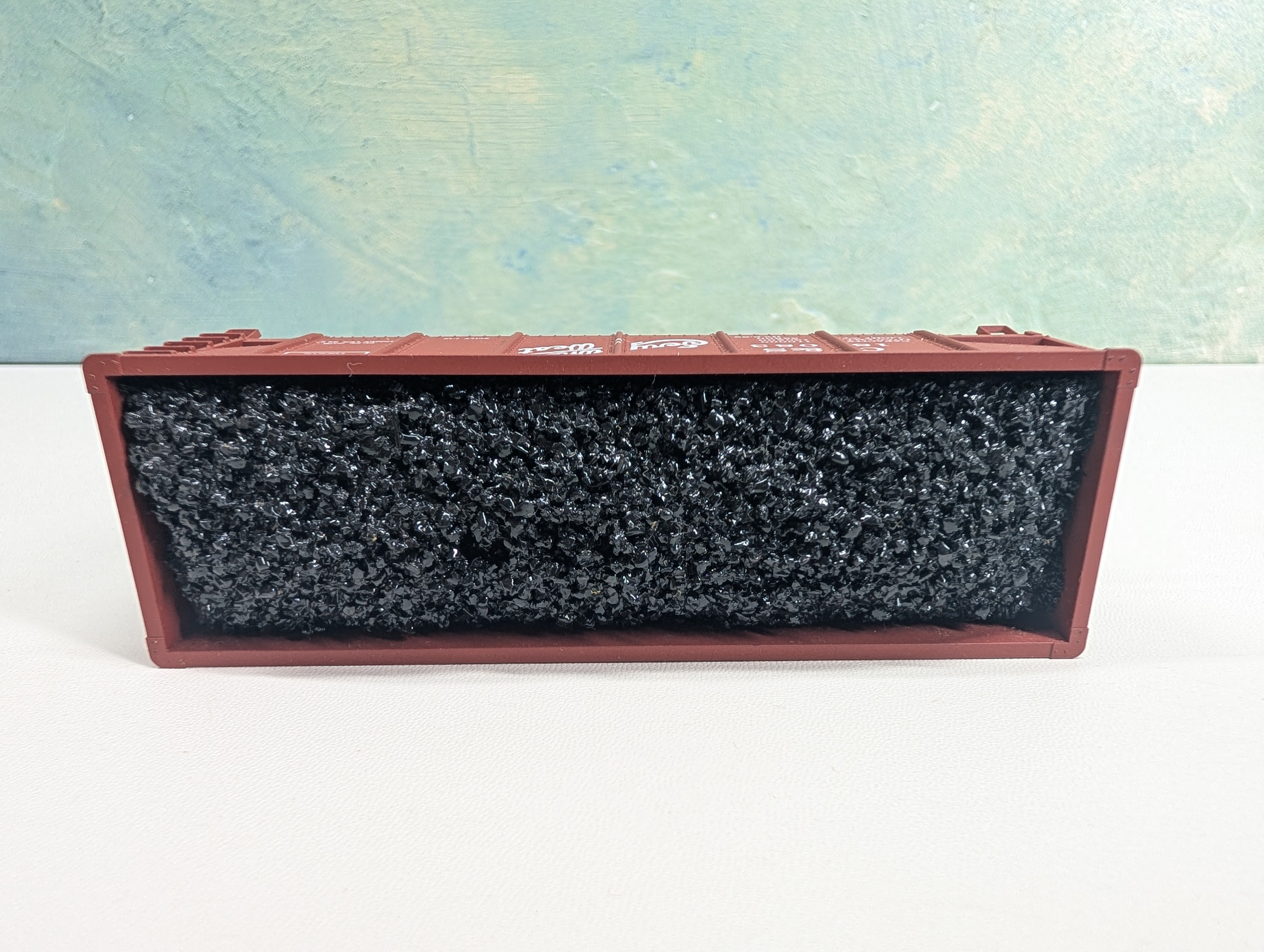 USED Accurail HO Scale 55 Ton 2 Bay Hopper Burlington C&S #18083 w/ Coal Load