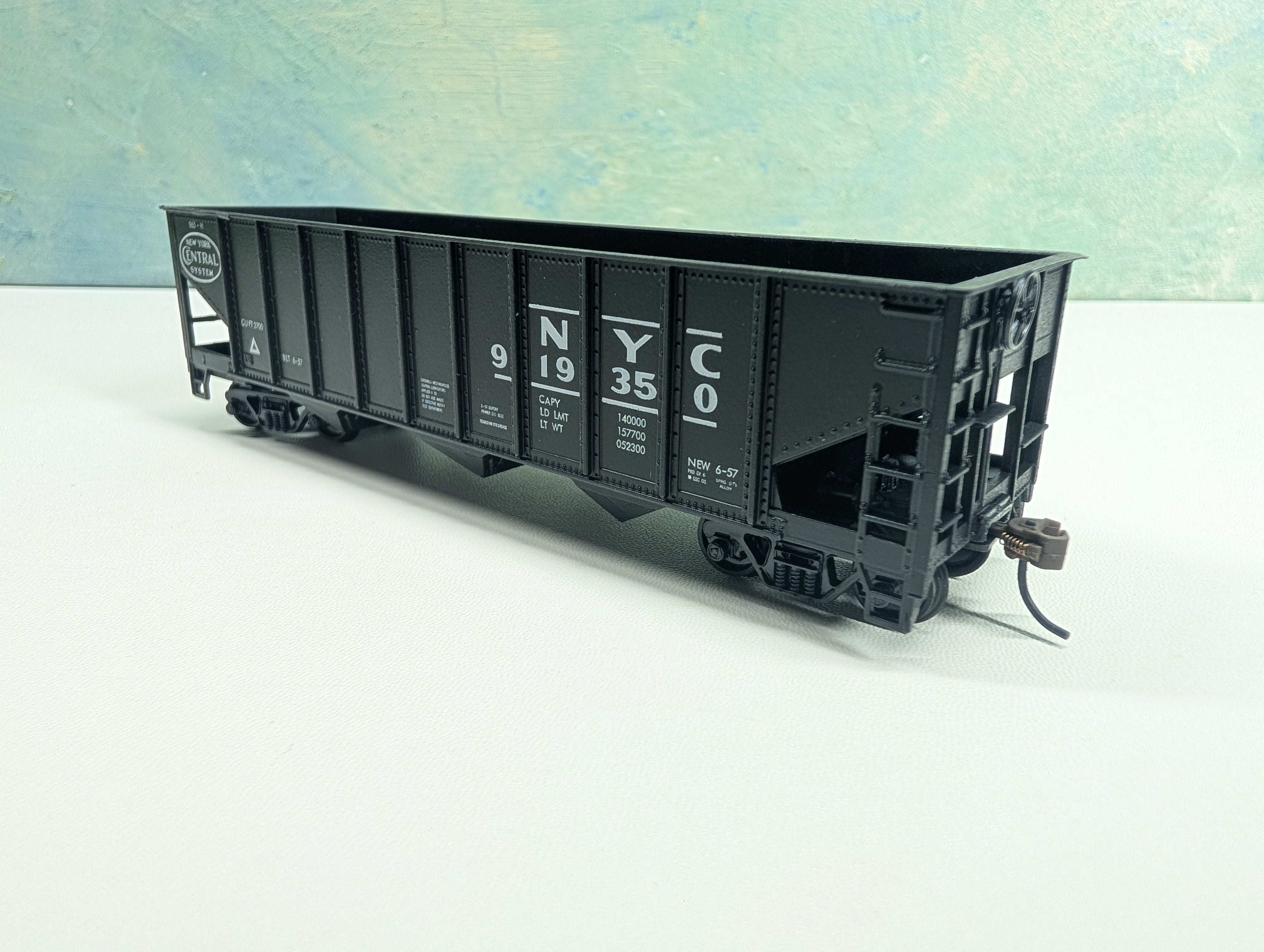 USED Roundhouse HO Scale 70 Ton 3 Bay Hopper New York Central NYC #919350