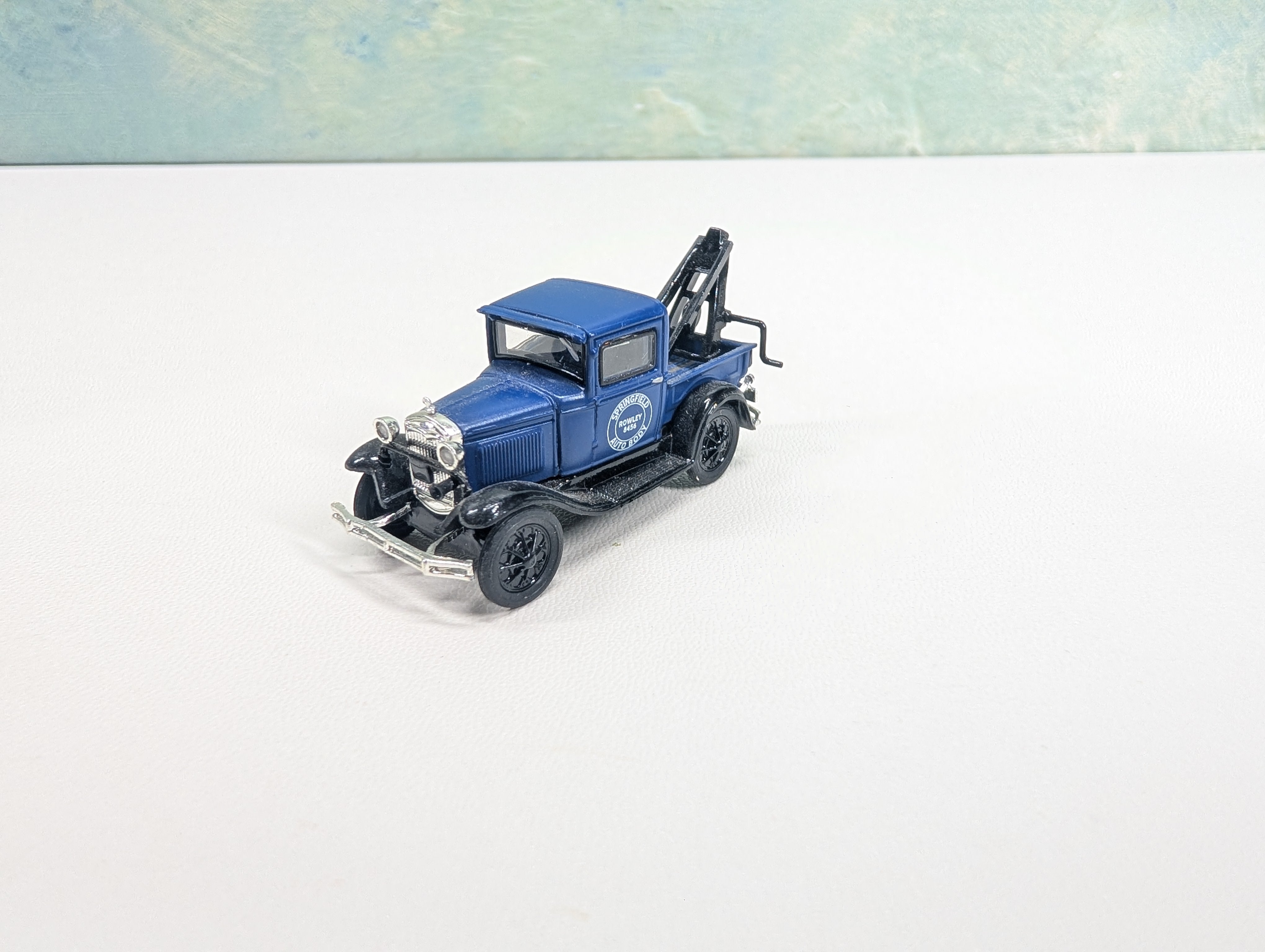 USED Athearn 26413 HO Scale Ford Model A Tow Truck, Springfield Auto Body