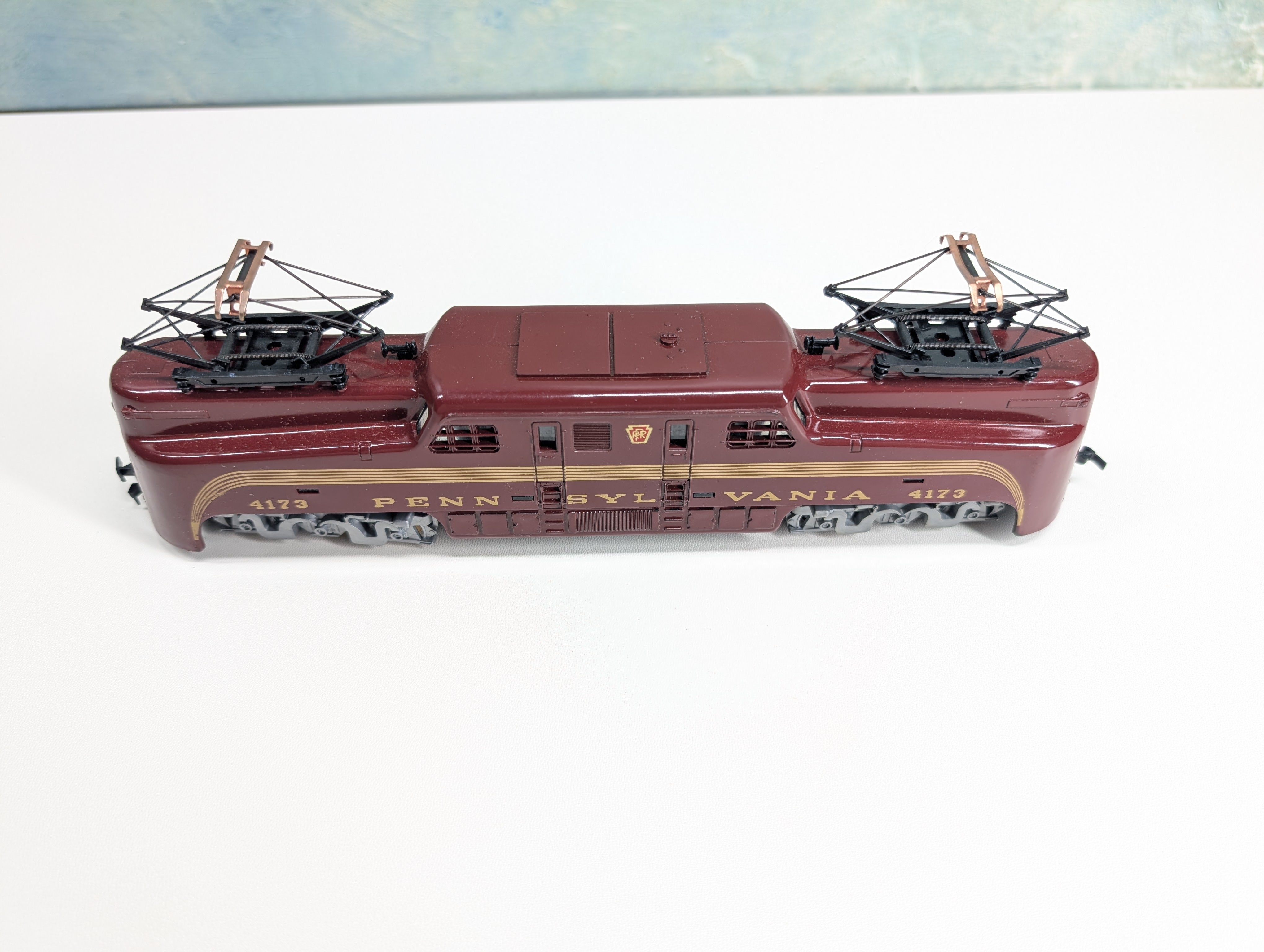 USED Tyco HO Scale GG1 Electric Locomotive Pennsylvania #4173 Parts/Repairs DC