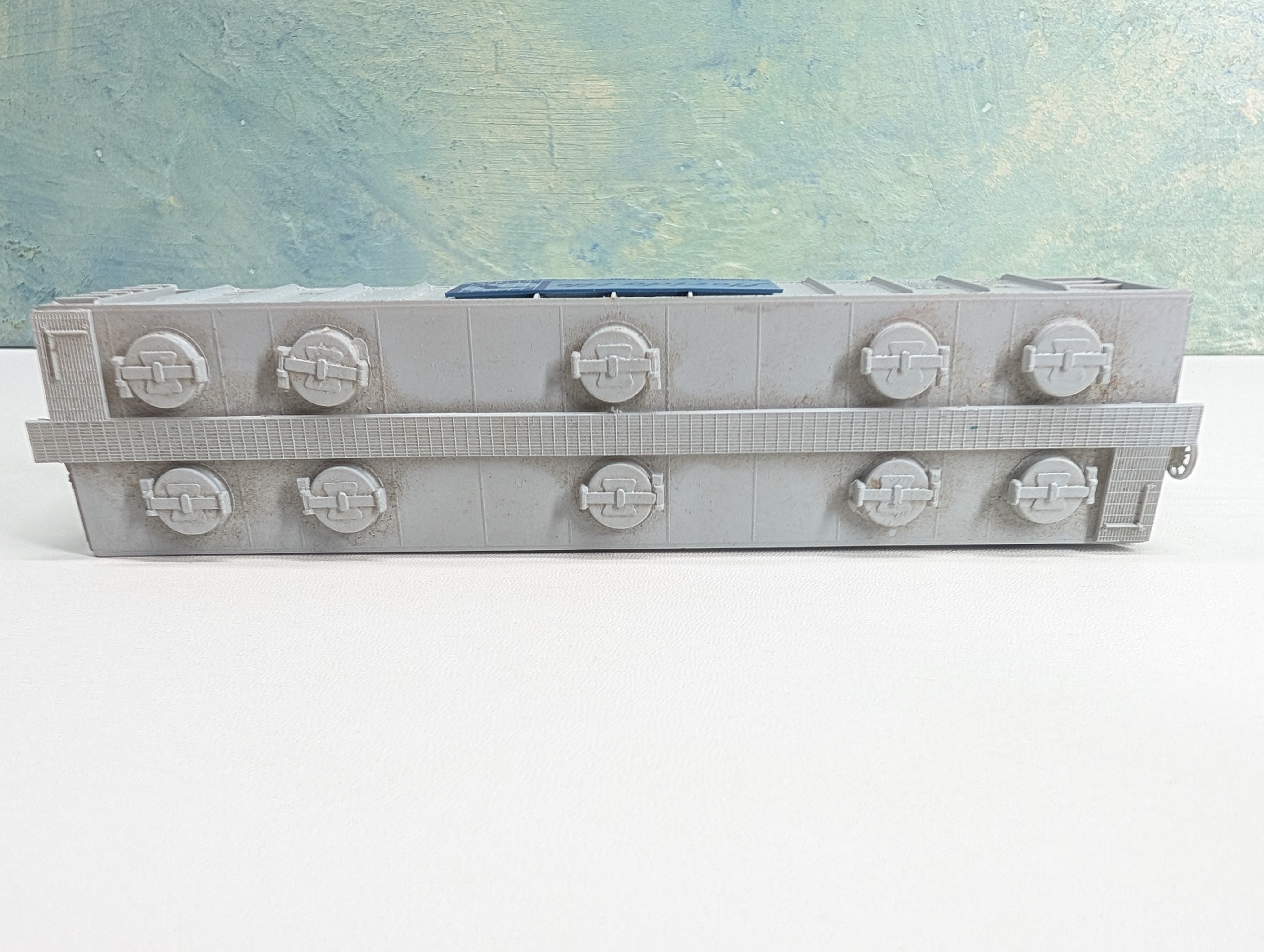 USED HO Scale 3 Bay Covered Hopper Florida Tile NAHX #59236