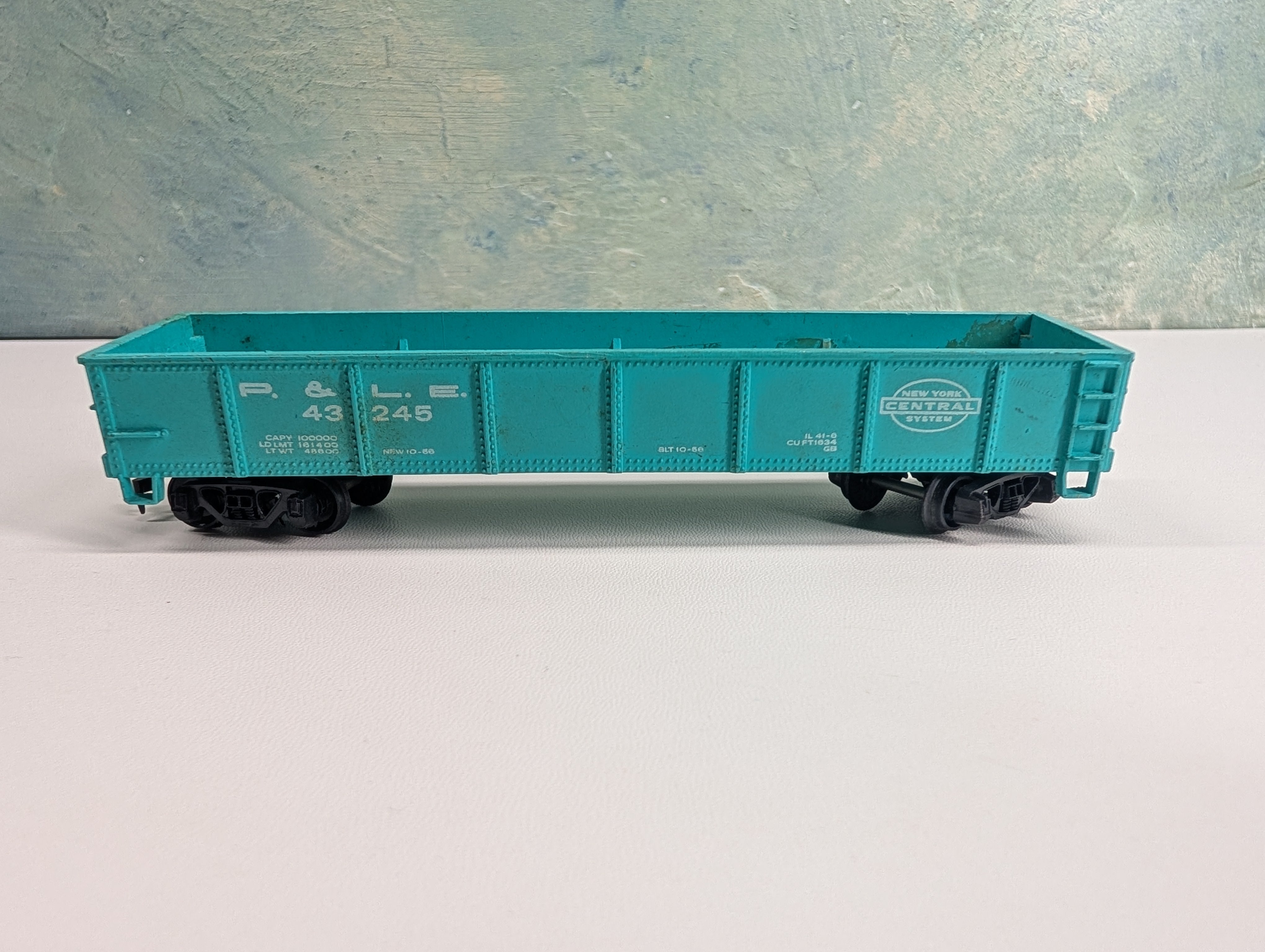 USED Bachmann HO Scale 40' Gondola Pittsburgh & Lake Erie P&LE #43245