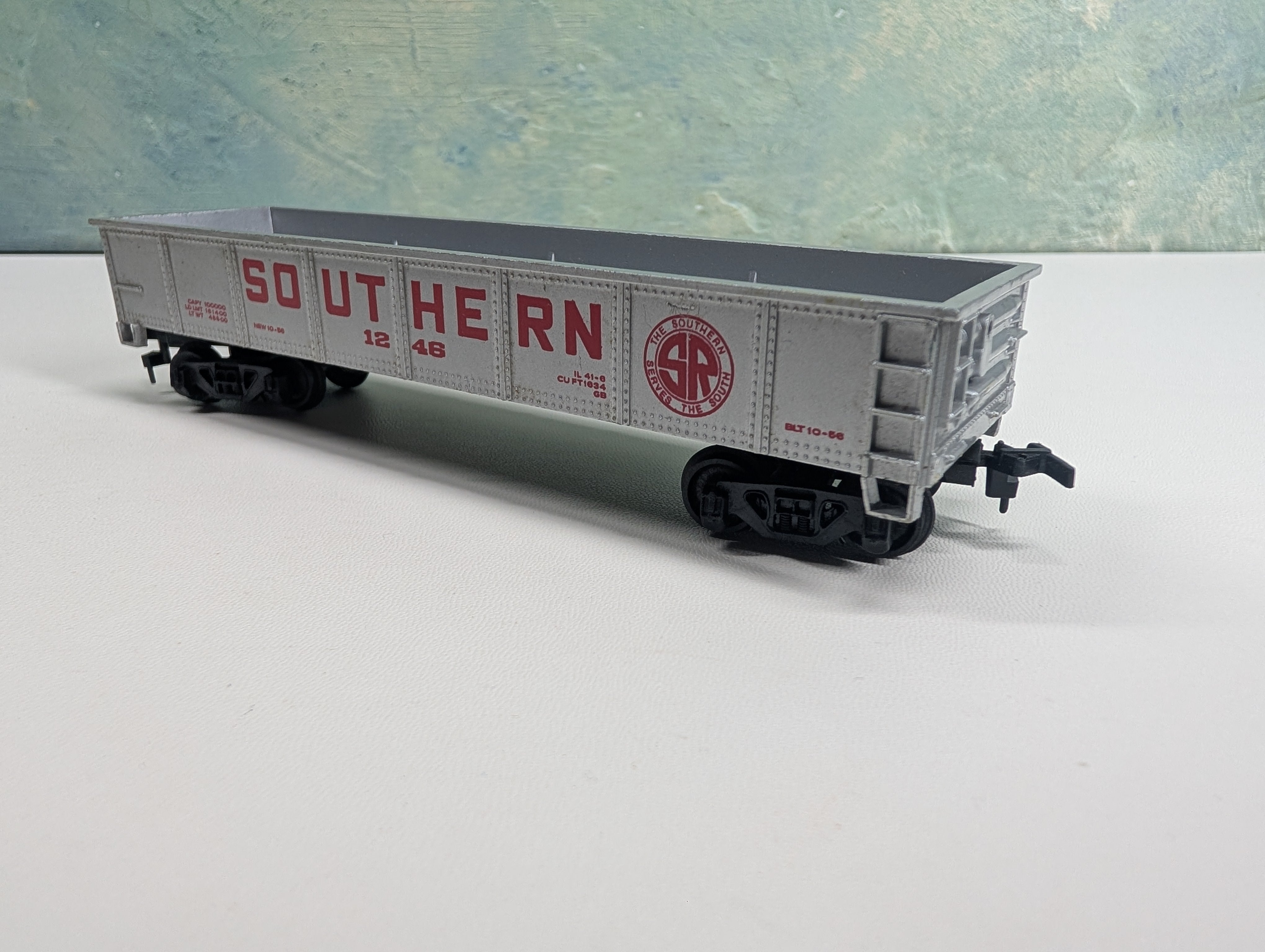 USED Bachmann HO Scale 40' Gondola Southern #1246