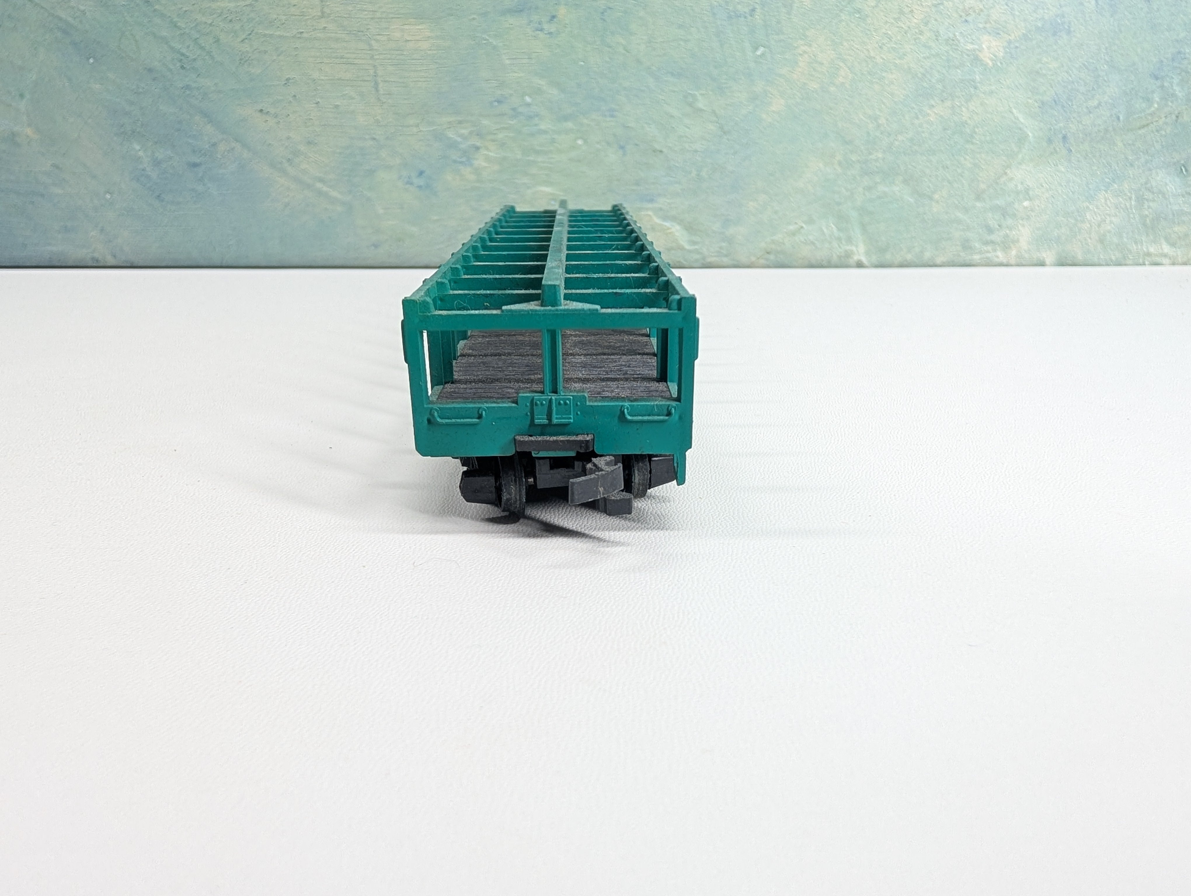 USED ROCO HO Scale 50' Caged Flat Car Penn Central PC #806