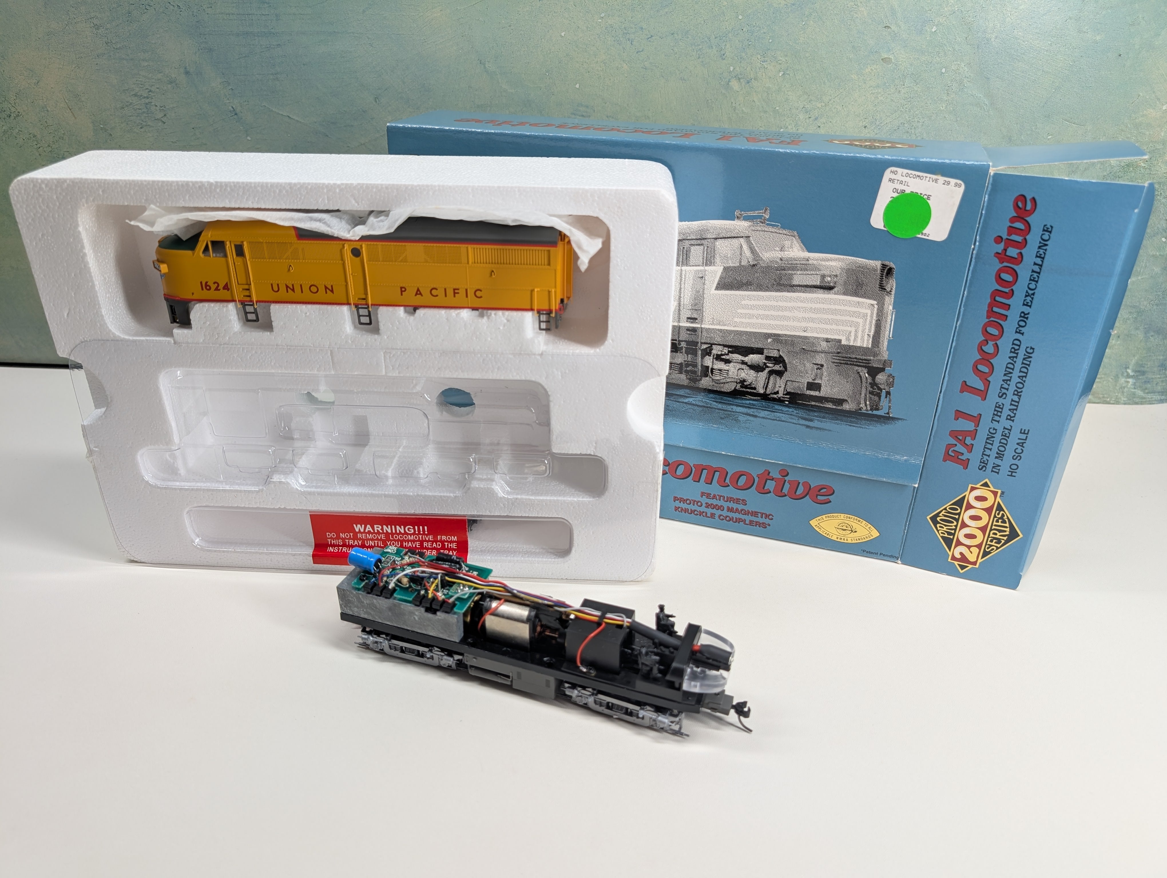 USED Life-Like HO Scale Proto 2000 FA1 Diesel Locomotive Union Pacific UP #1624 Tested! DC KIT