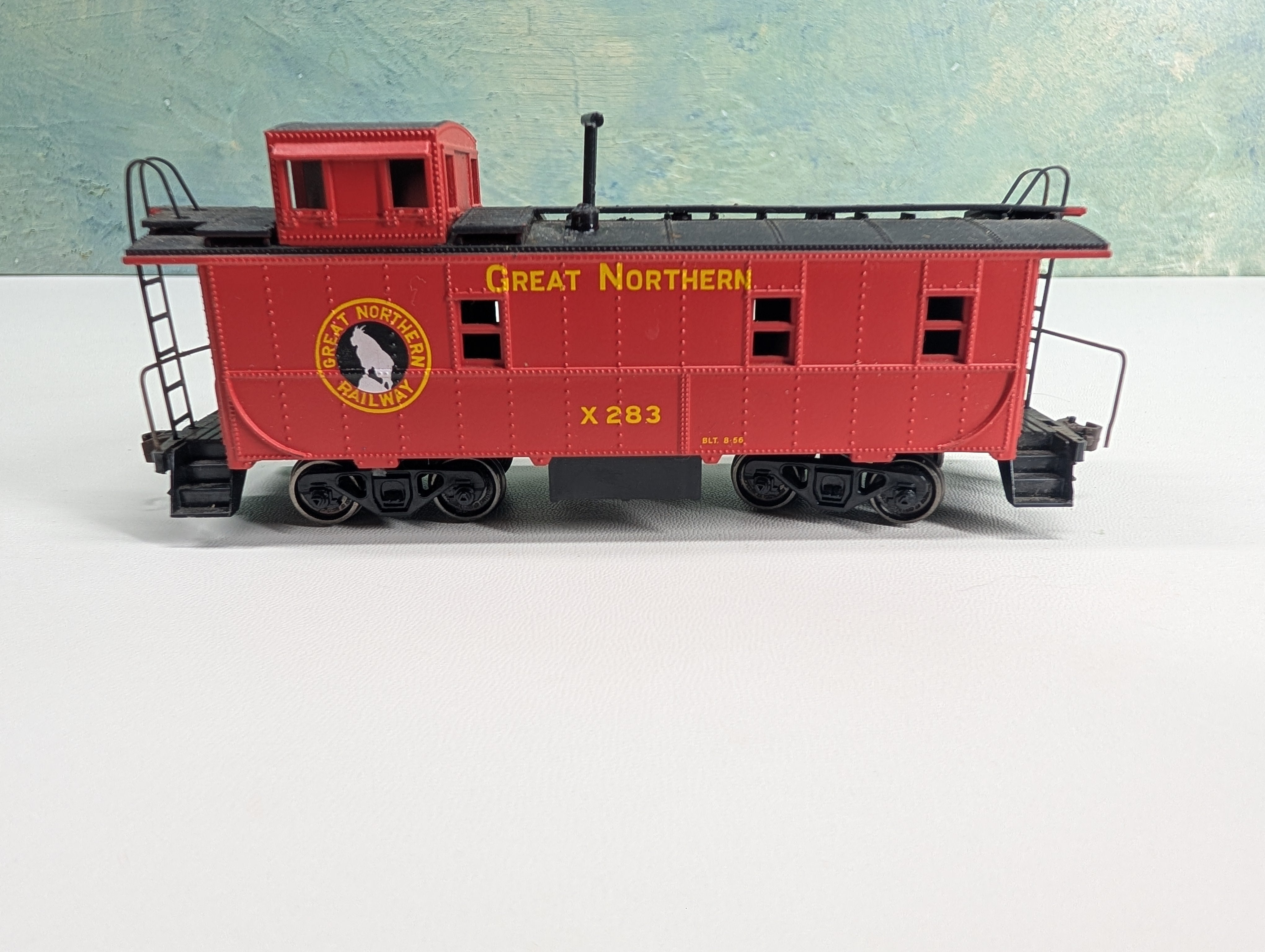 USED Athearn 1260 HO Scale Caboose Great Northern GN #X283 Metal Wheels
