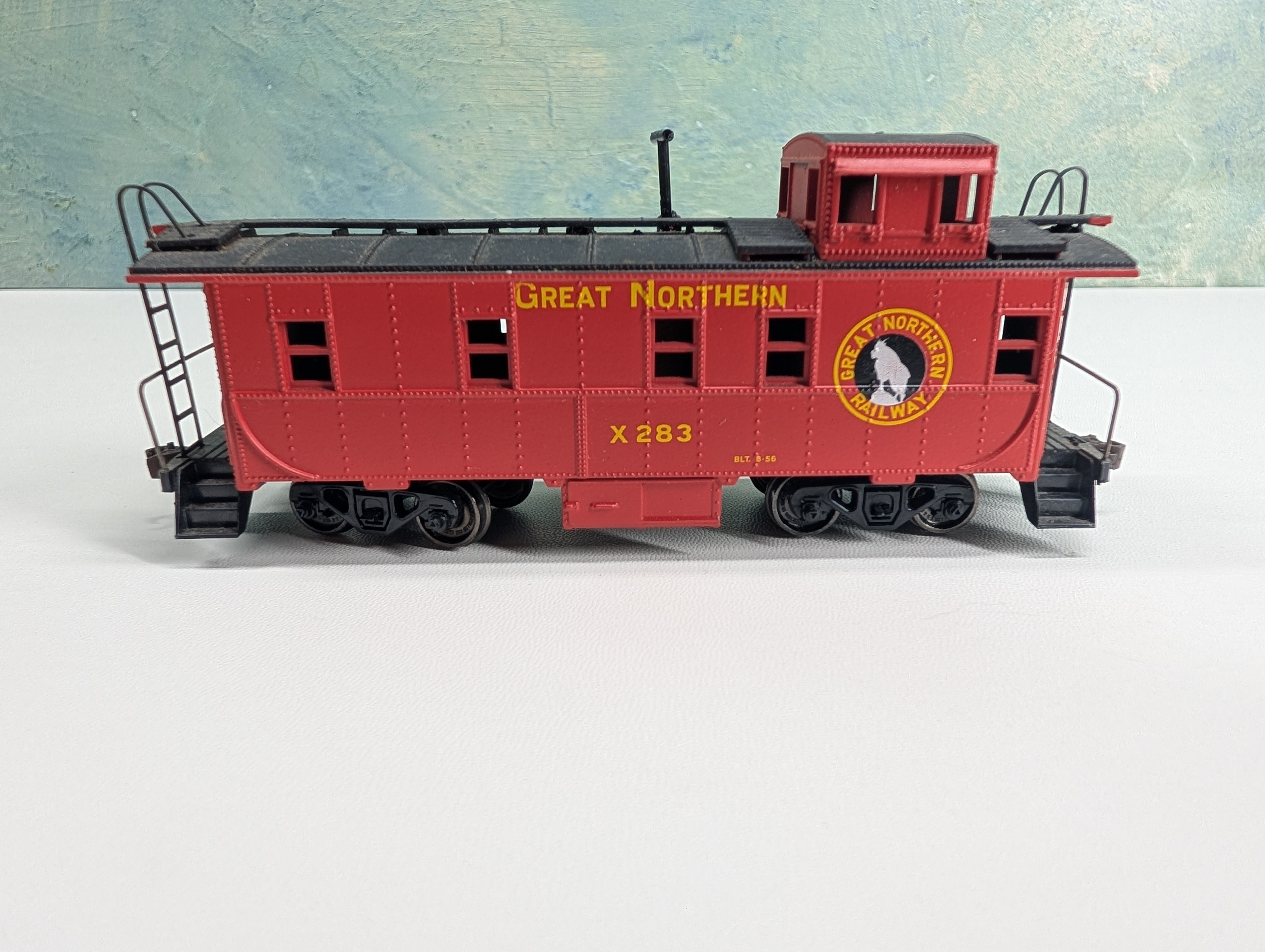 USED Athearn 1260 HO Scale Caboose Great Northern GN #X283 Metal Wheels