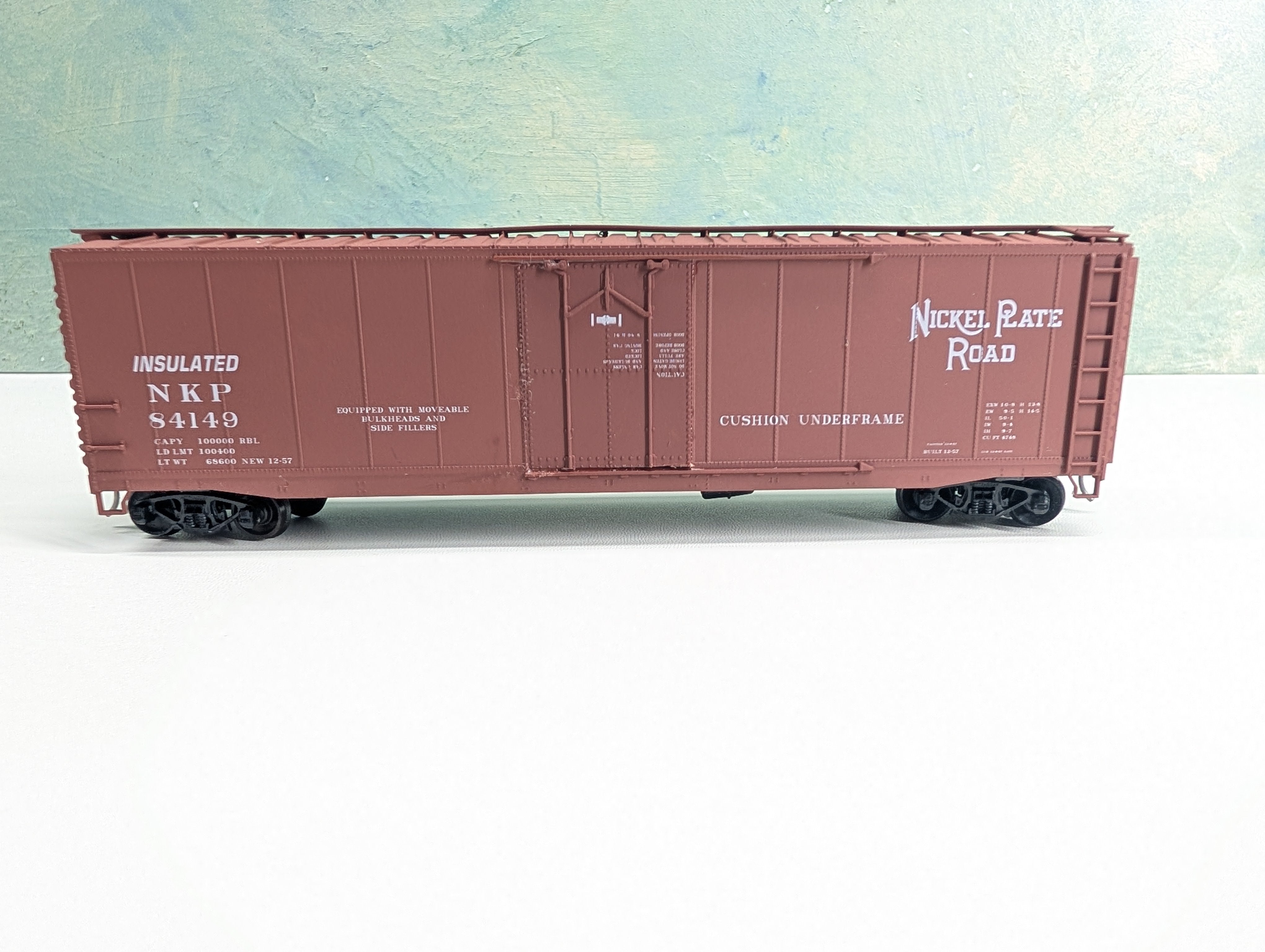 USED Accurail 5106 HO Scale 50' Insulated Steel Box Car Nickel Plate Road NKP #84149
