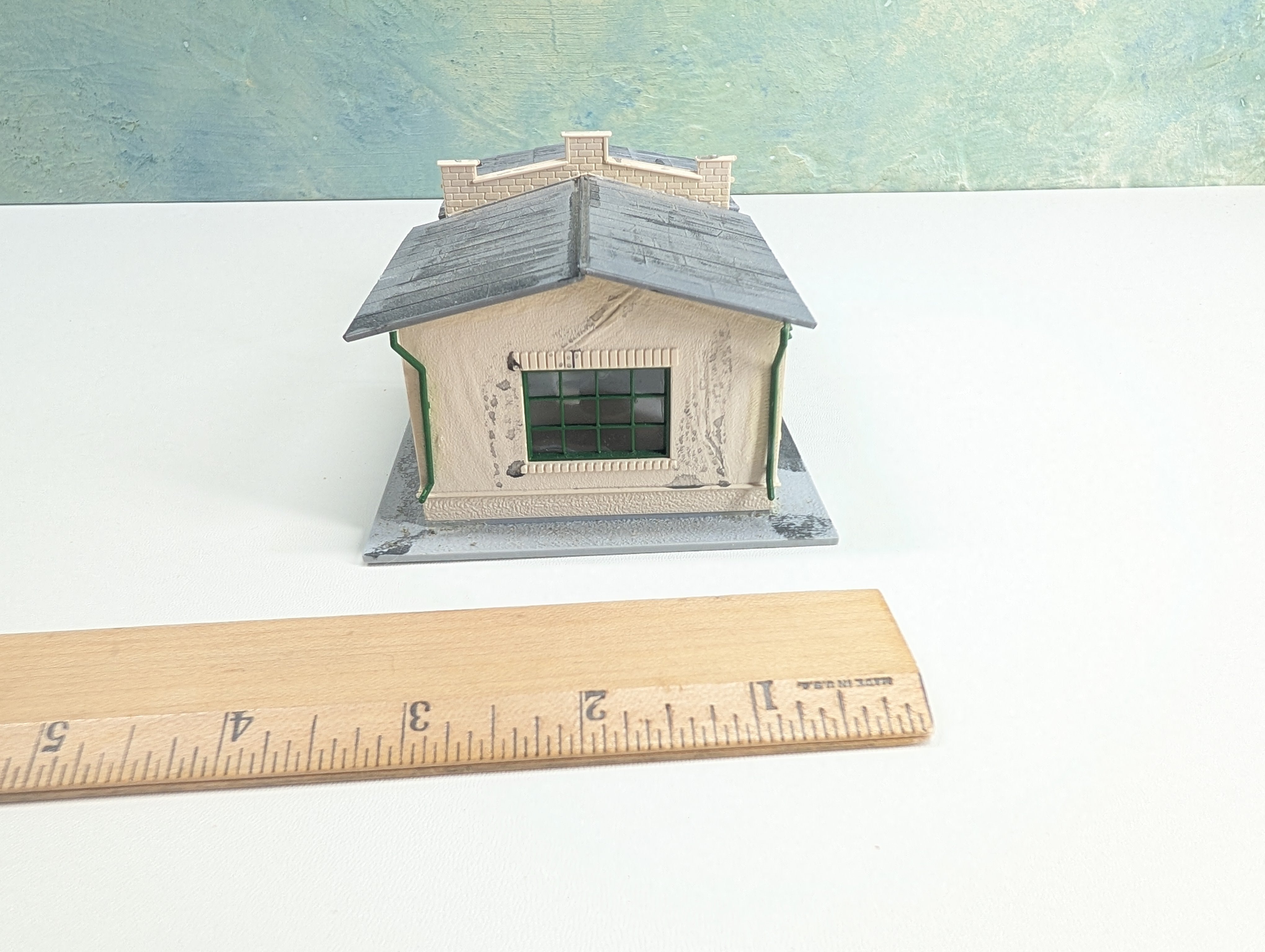 USED Pola HO Scale Service Station, Texaco