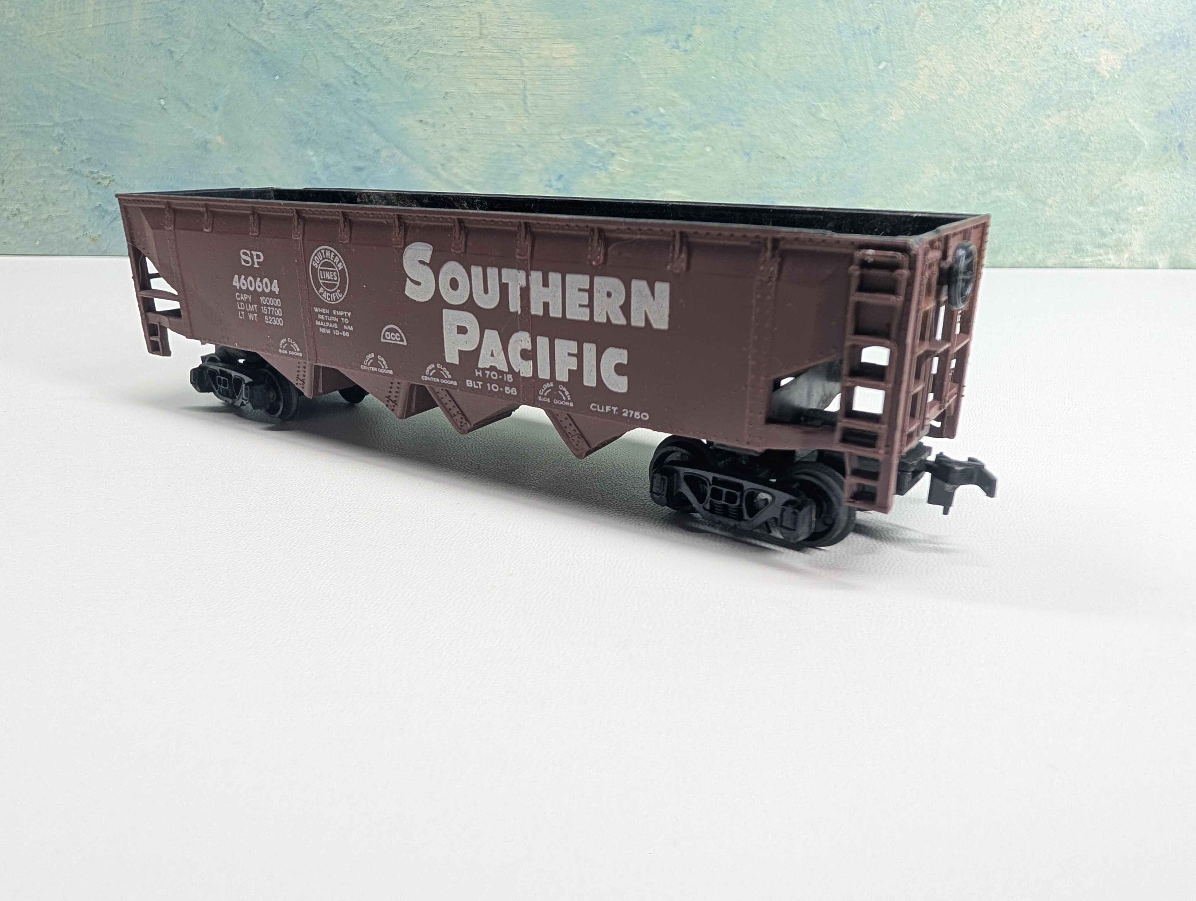 USED AHM HO Scale Quad Hopper Southern Pacific SP #460604