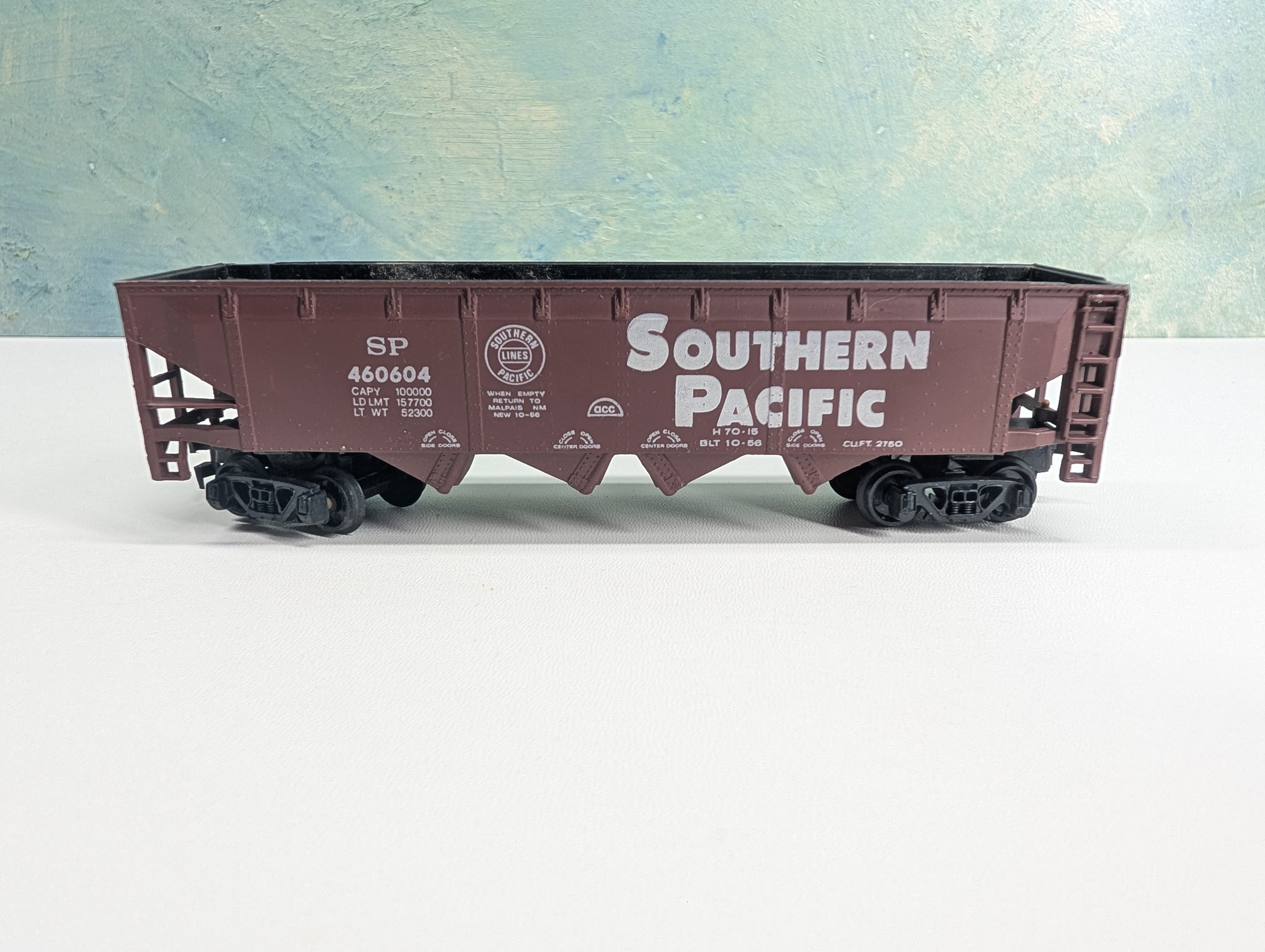 USED AHM HO Scale Quad Hopper Southern Pacific SP #460604