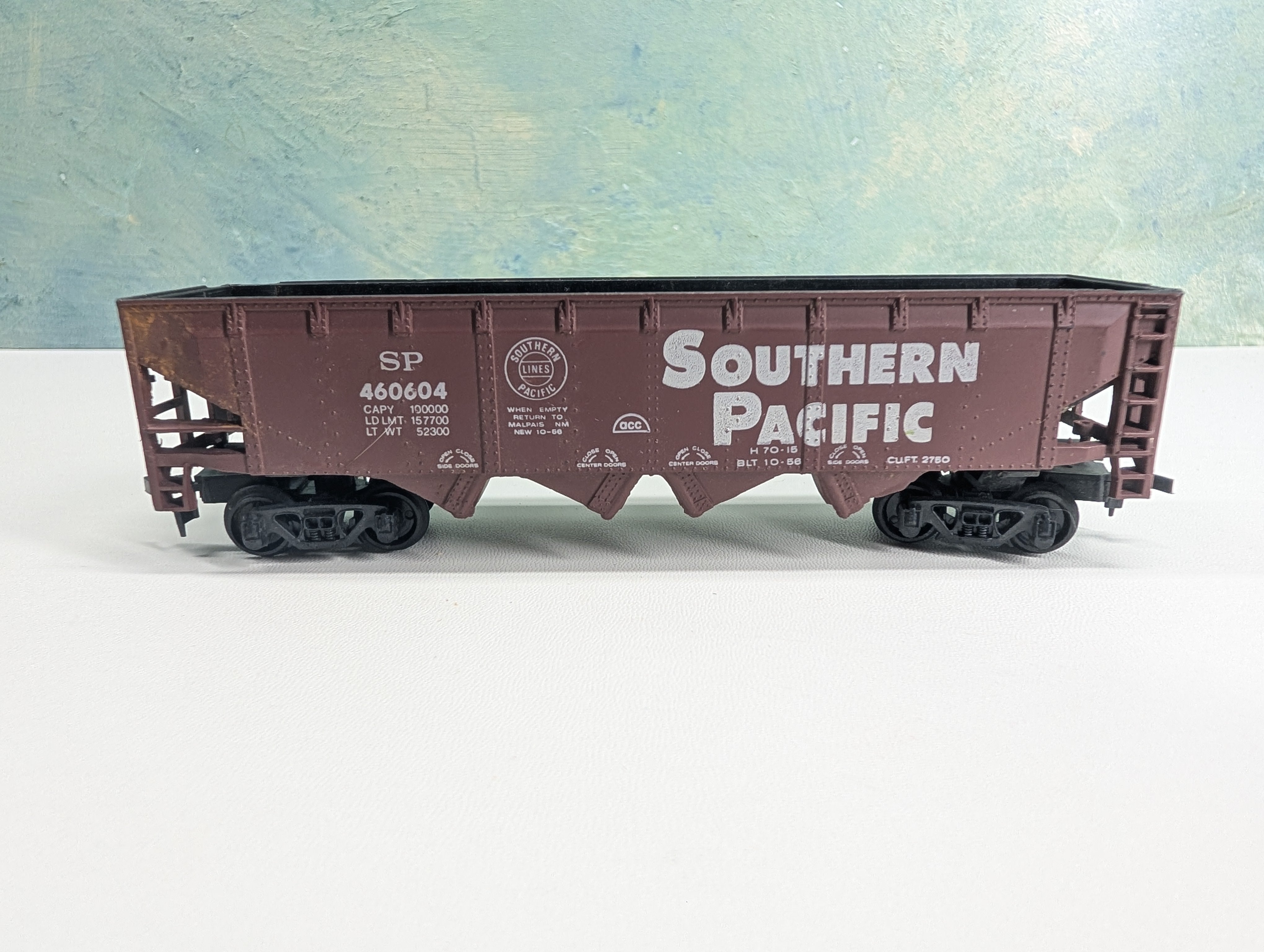 USED AHM HO Scale Quad Hopper Southern Pacific SP #460604
