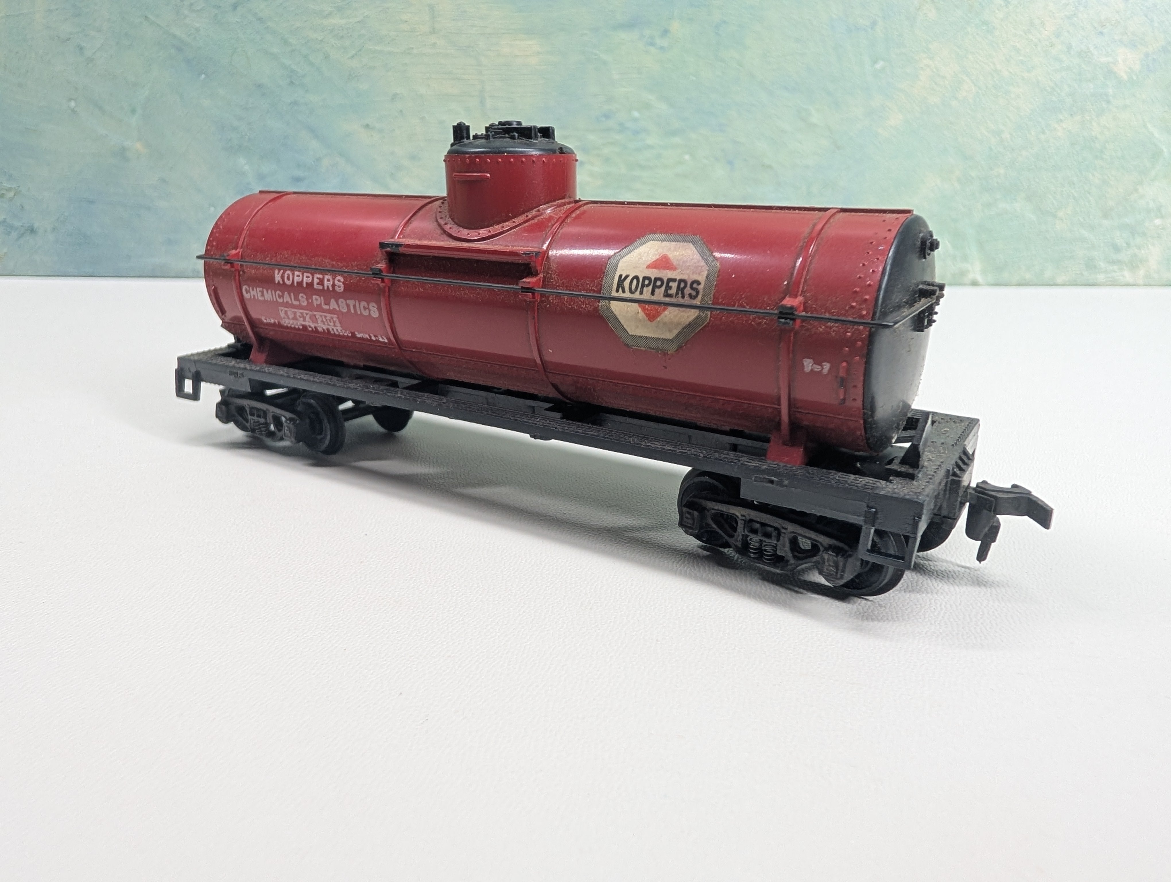 USED Varney HO Scale Single Dome Tank Car Koppers KPCX #2103