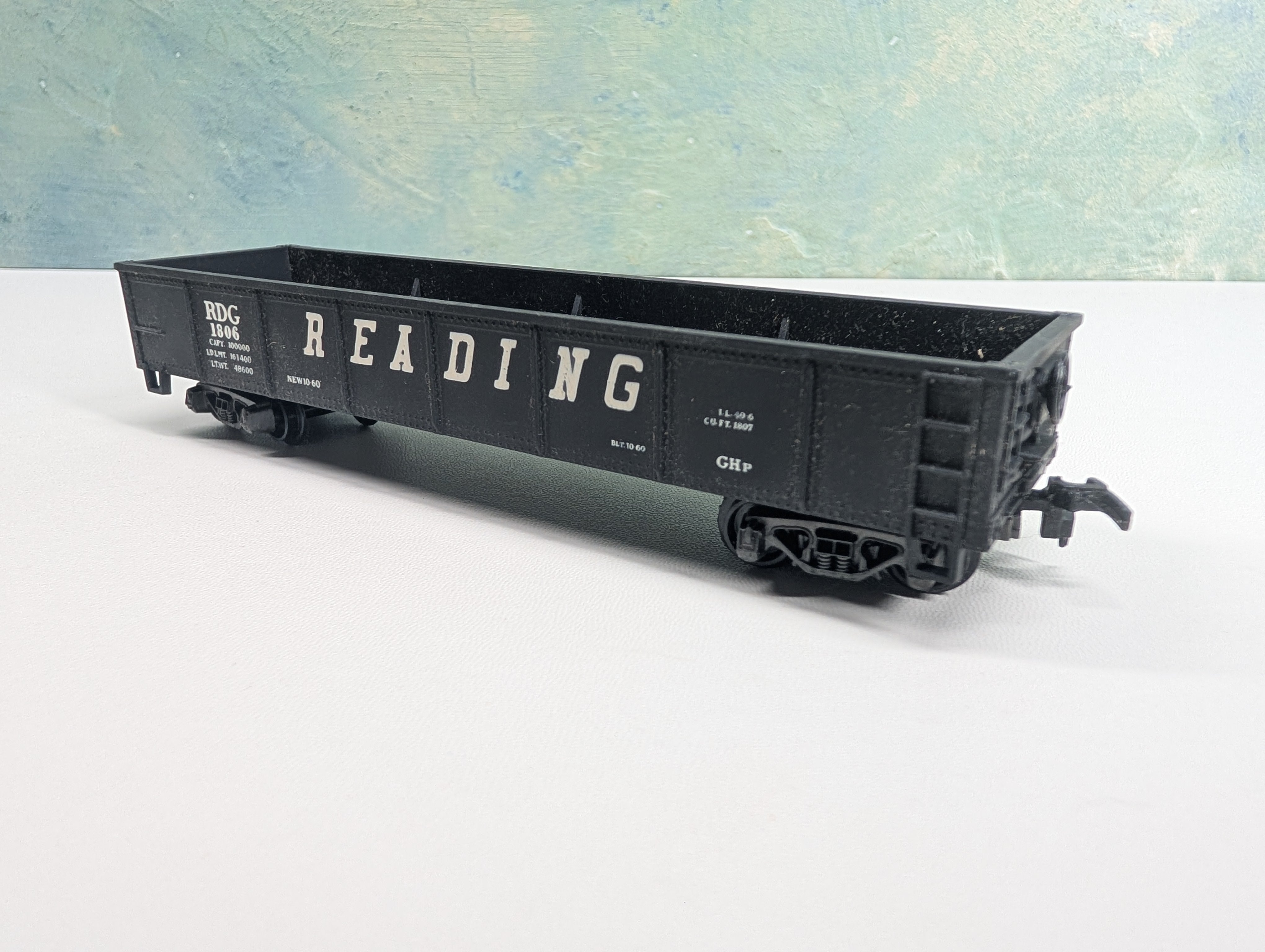 USED Rivarossi HO Scale 40' Gondola Reading RDG #1806