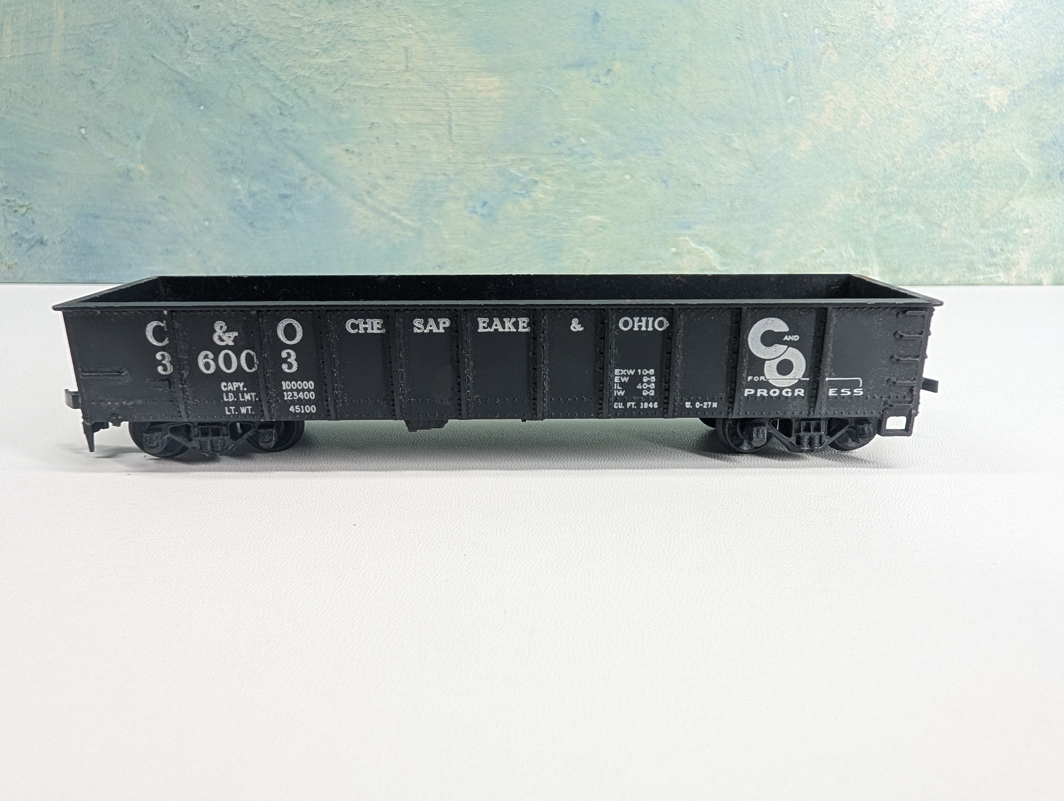 USED Mantua HO Scale 40' Gondola Chesapeake and Ohio C&O #36003
