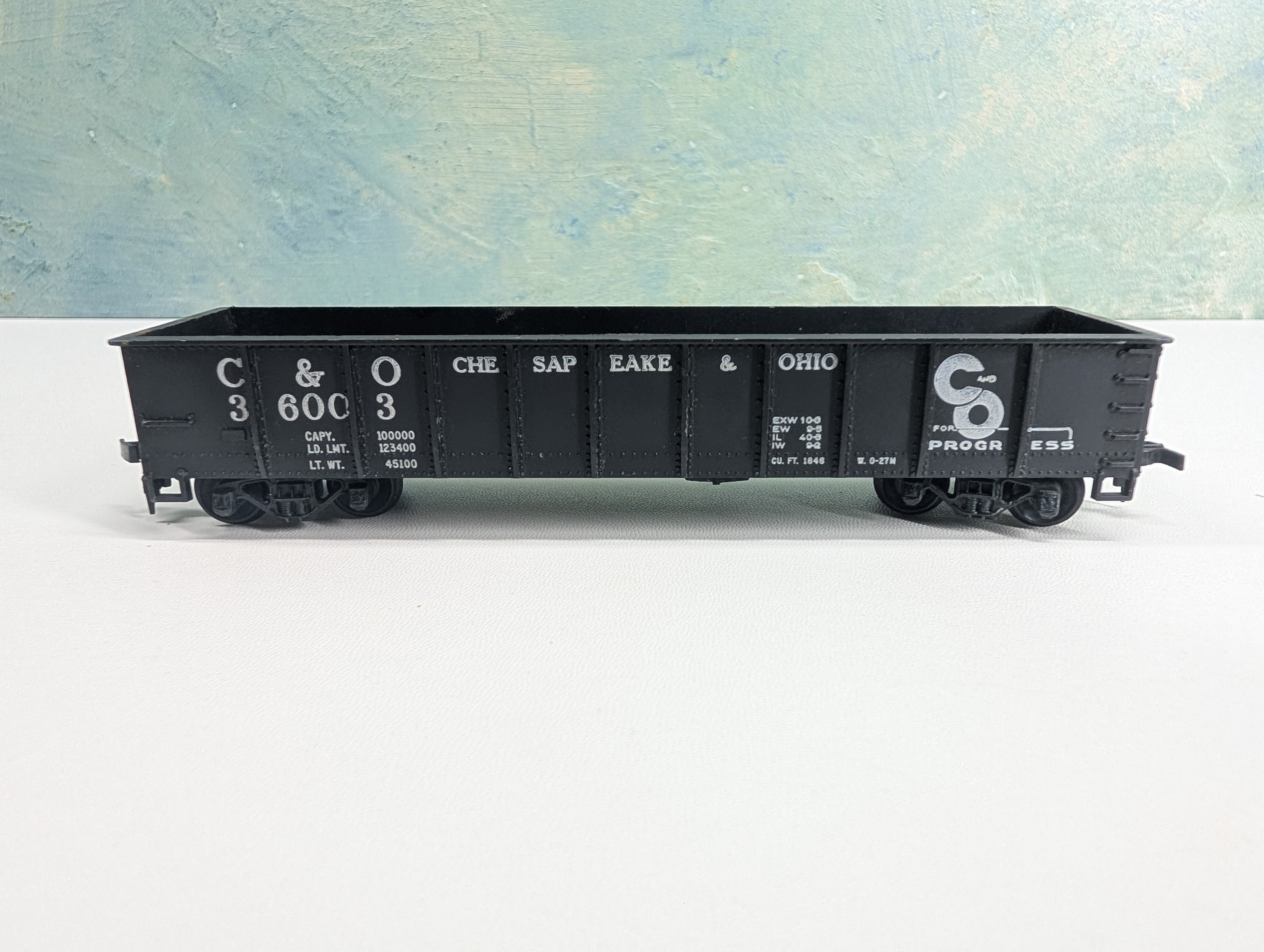 USED Mantua HO Scale 40' Gondola Chesapeake and Ohio C&O #36003