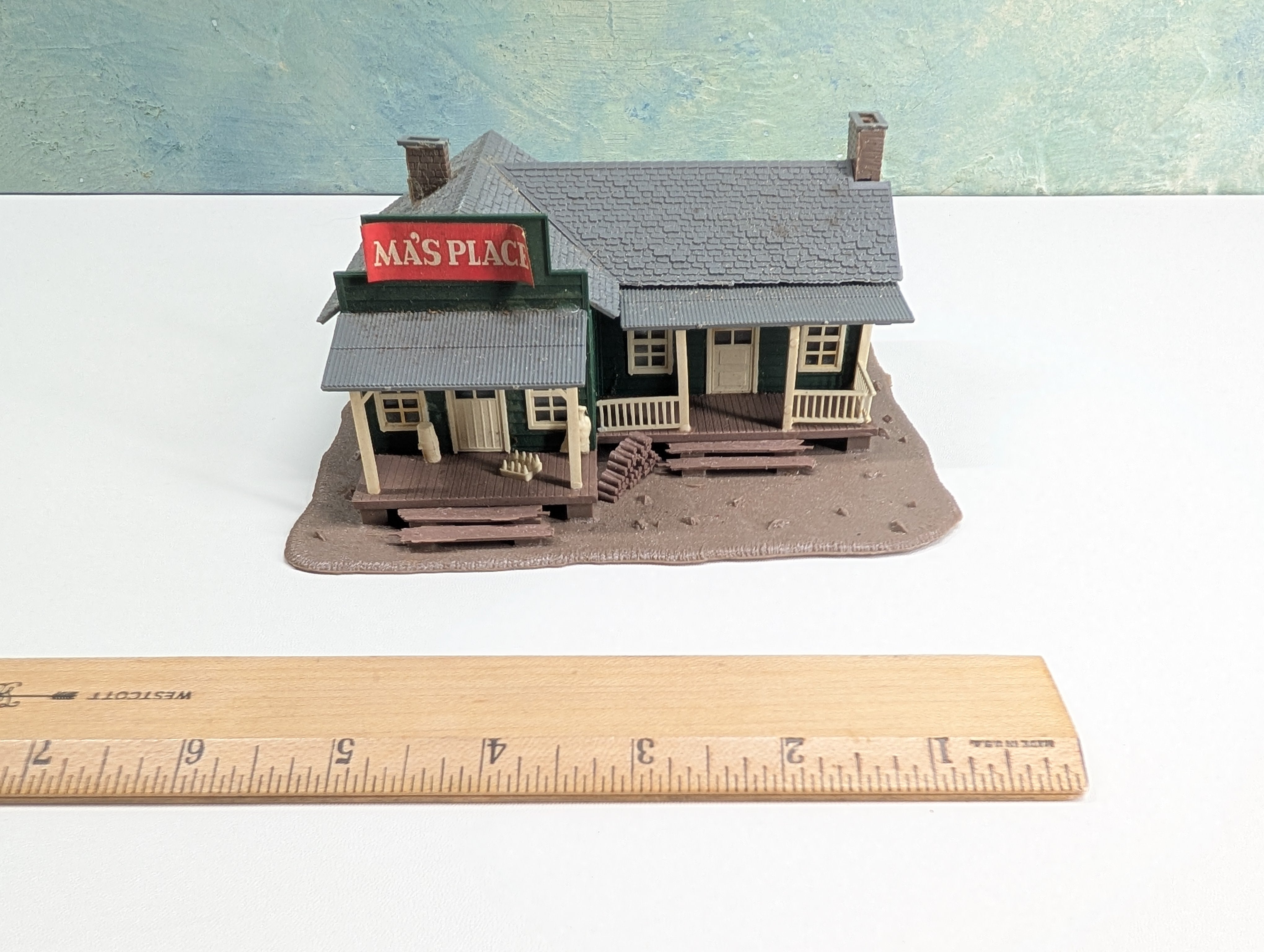 USED HO Scale Ma's Place, Restaurant