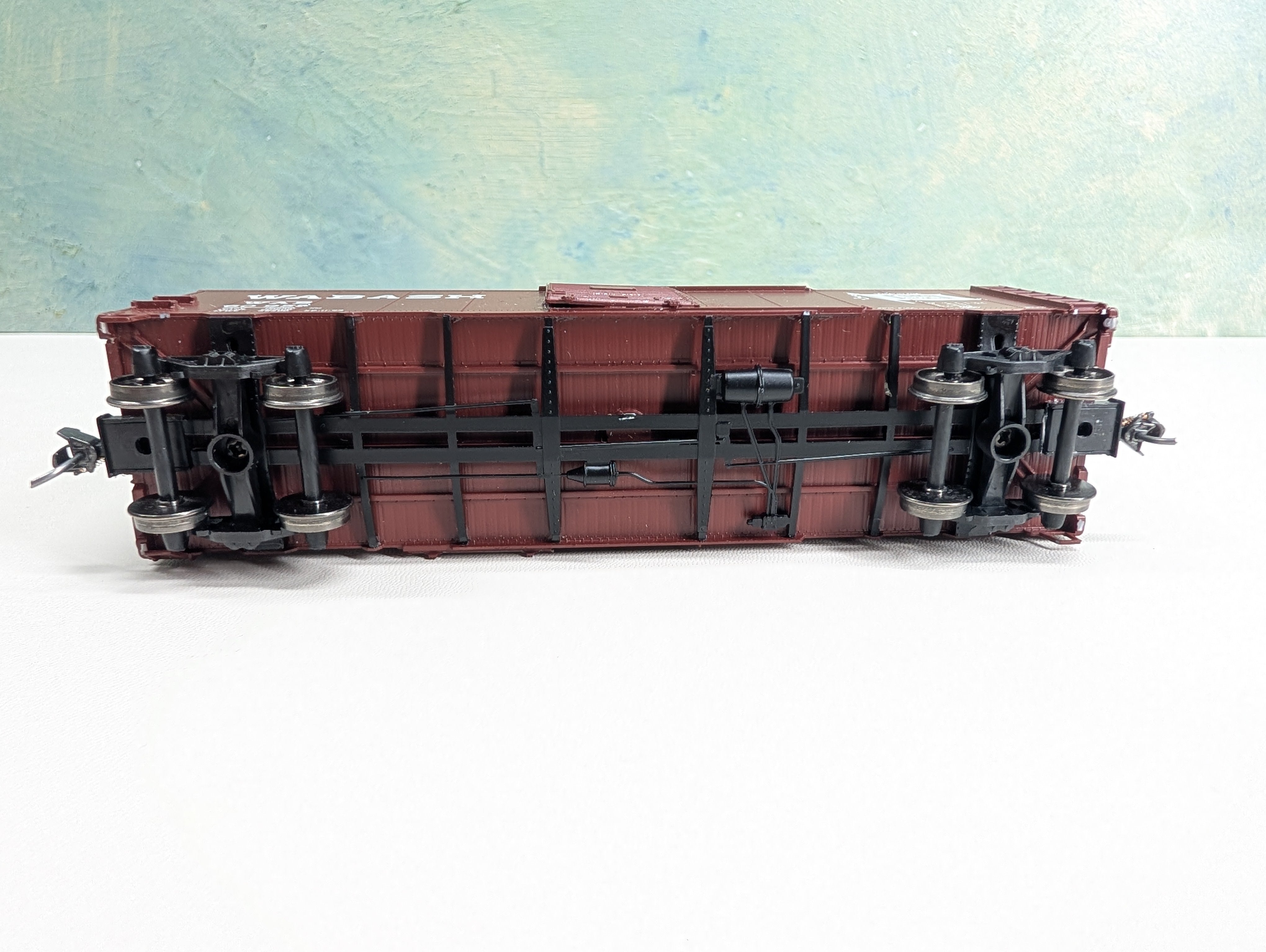 USED Atlas Trainman 20006260 HO Scale 1937 AAR 40' Box Car Wabash WAB #60955 Metal Wheels