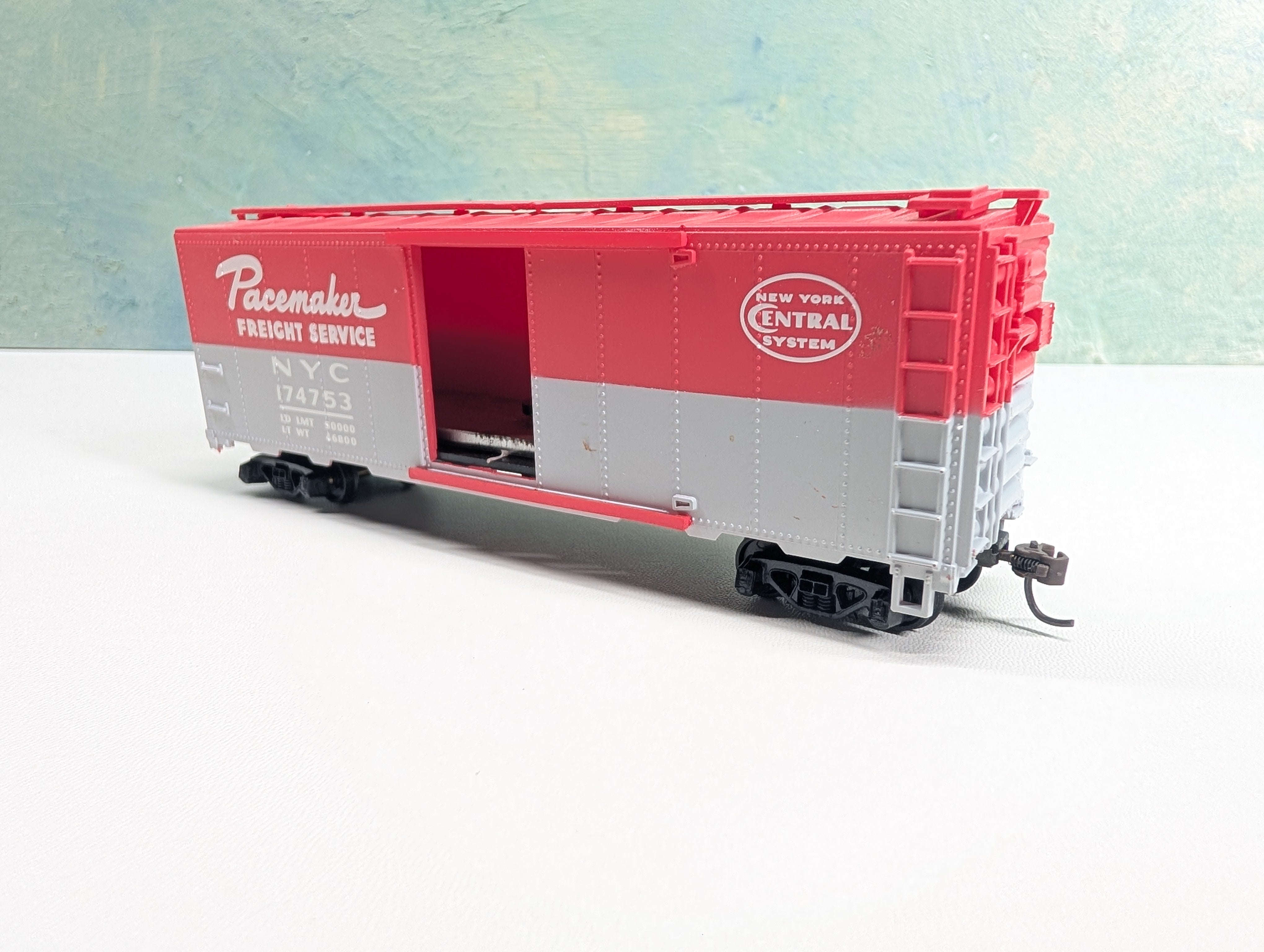 USED Mantua HO Scale Heavyweight 40' Box Car New York Central NYC #174753 Pacemaker