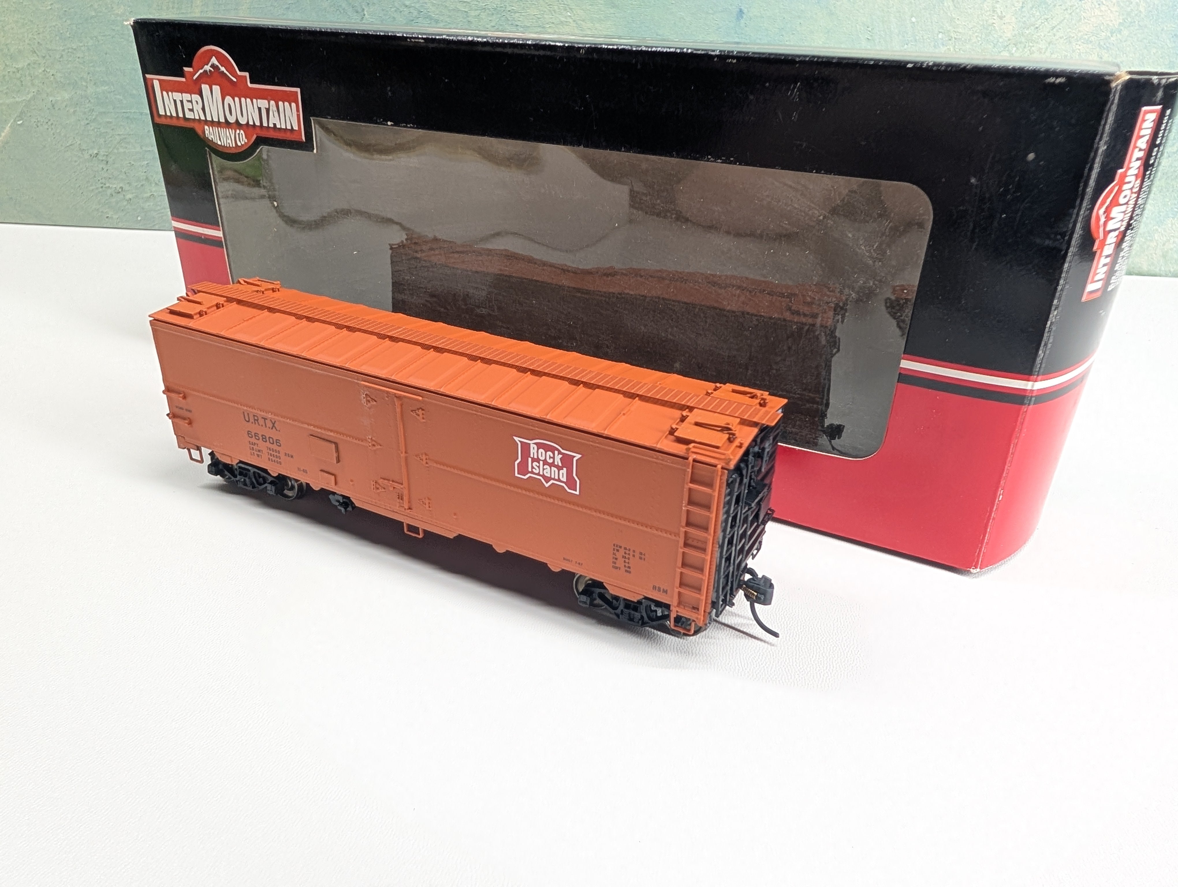 USED Intermountain 48402-03 HO Scale ART Refrigerator Car Rock Island URTX #66806