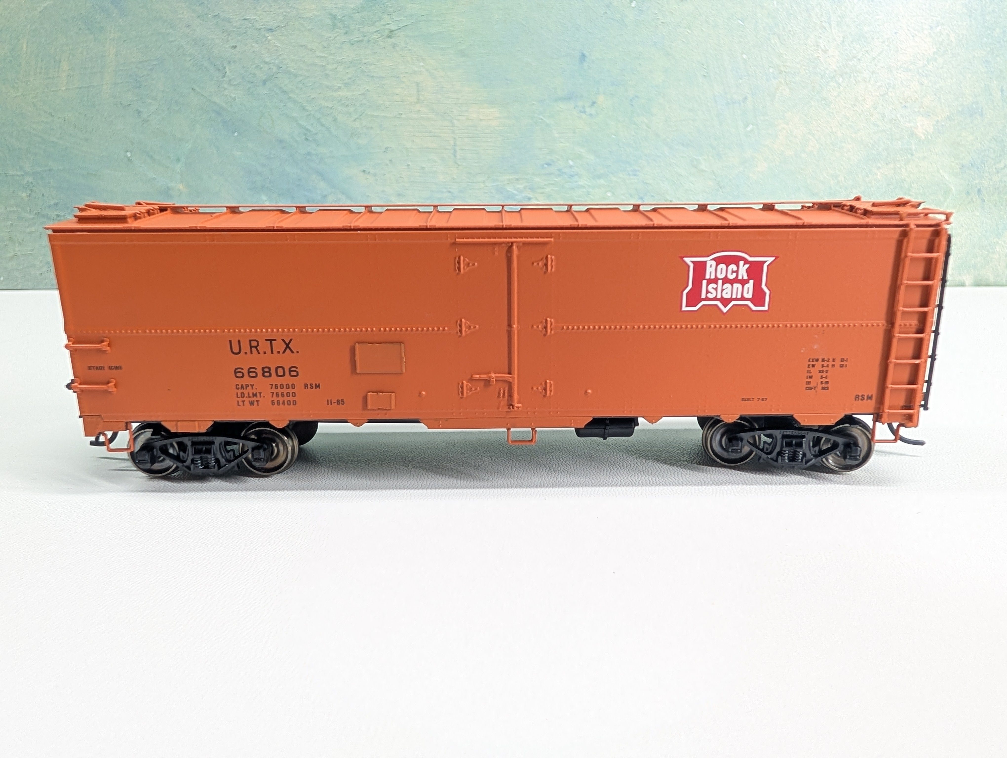USED Intermountain 48402-03 HO Scale ART Refrigerator Car Rock Island URTX #66806