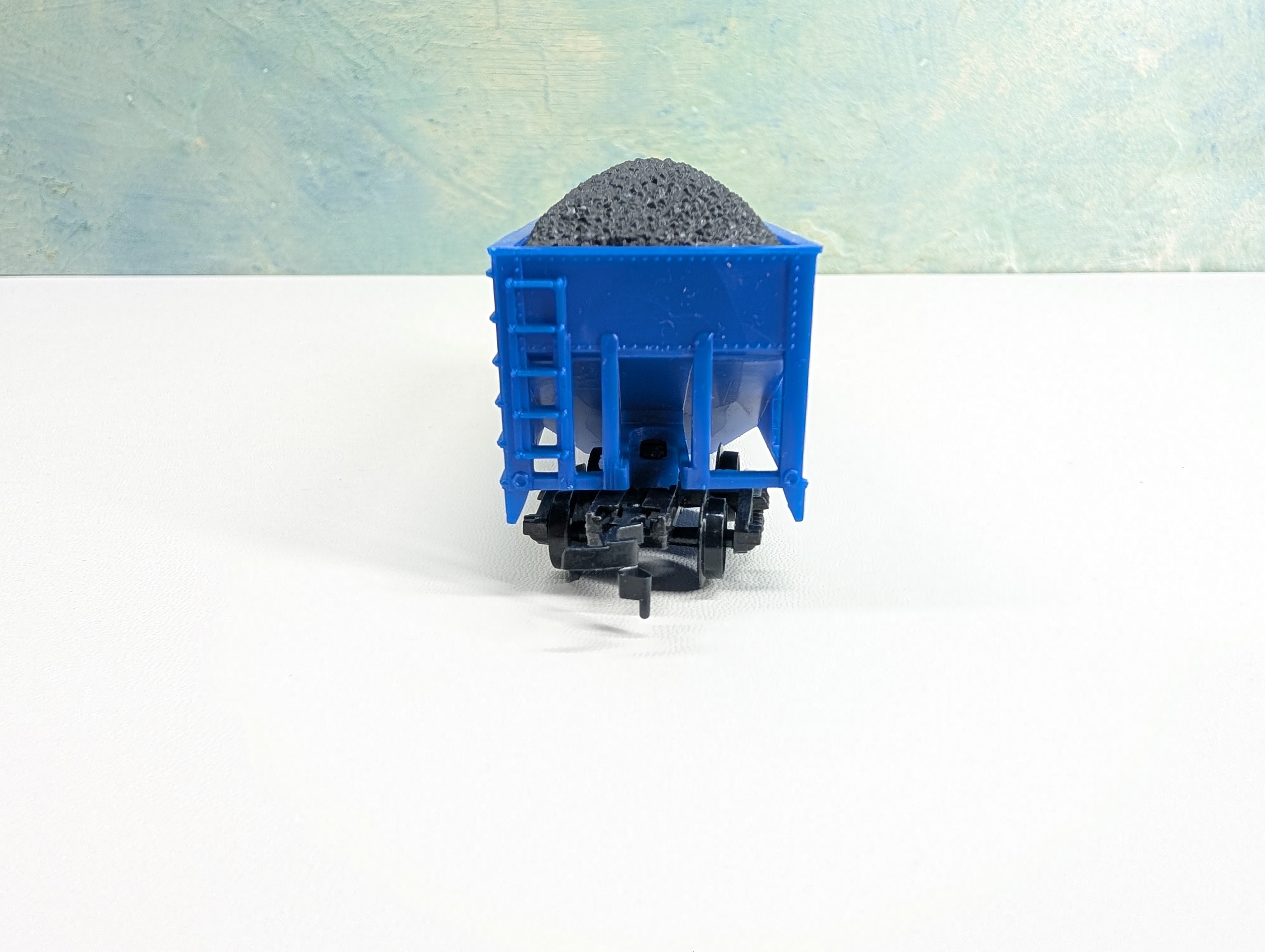 USED Life-Like 8511 HO Scale 2 Bay Hopper w/ Coal Louisville & Nashville L&N #115391