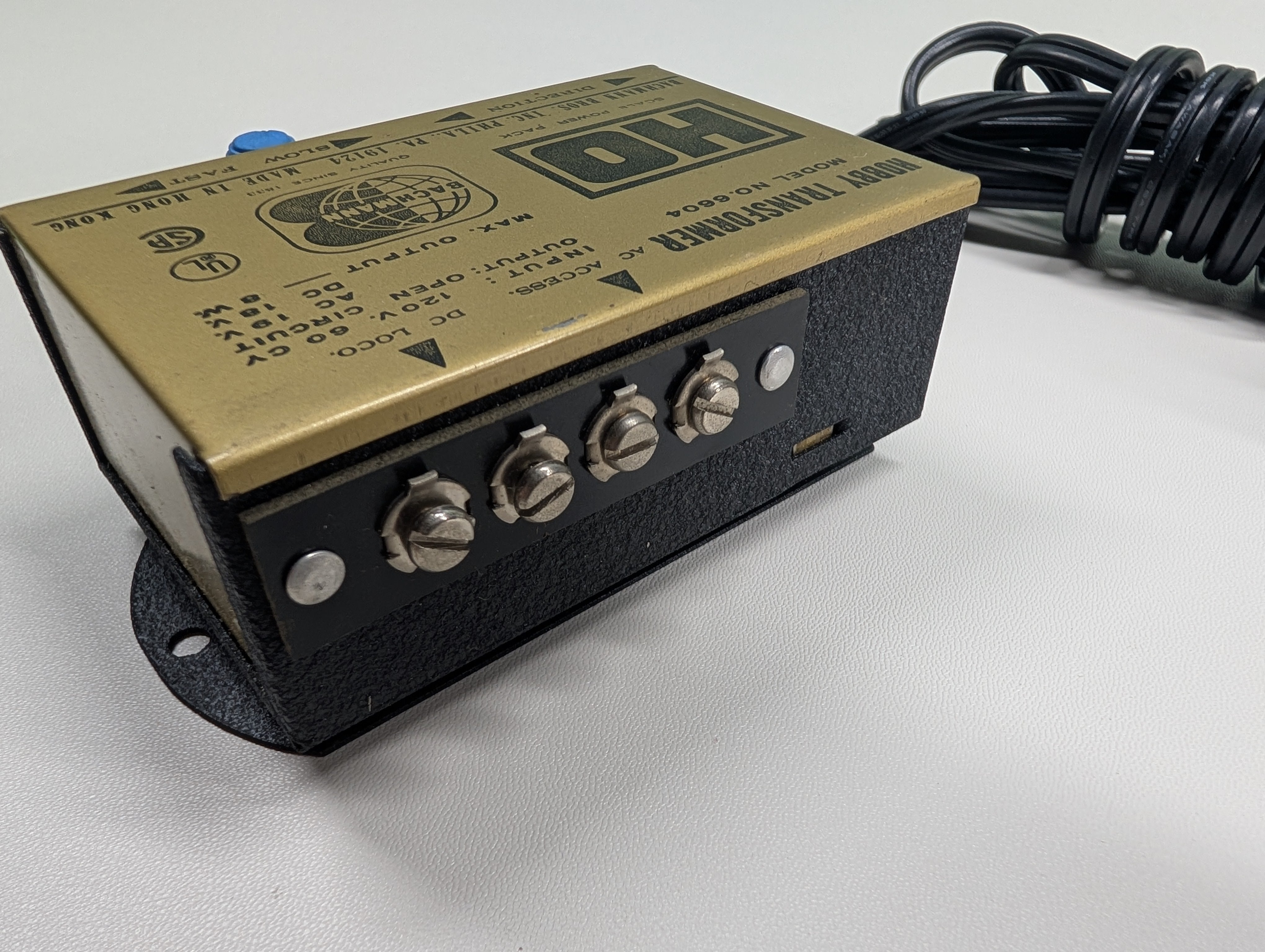 USED Bachmann HO Scale Starter DC Hobby Transformer - Tested!