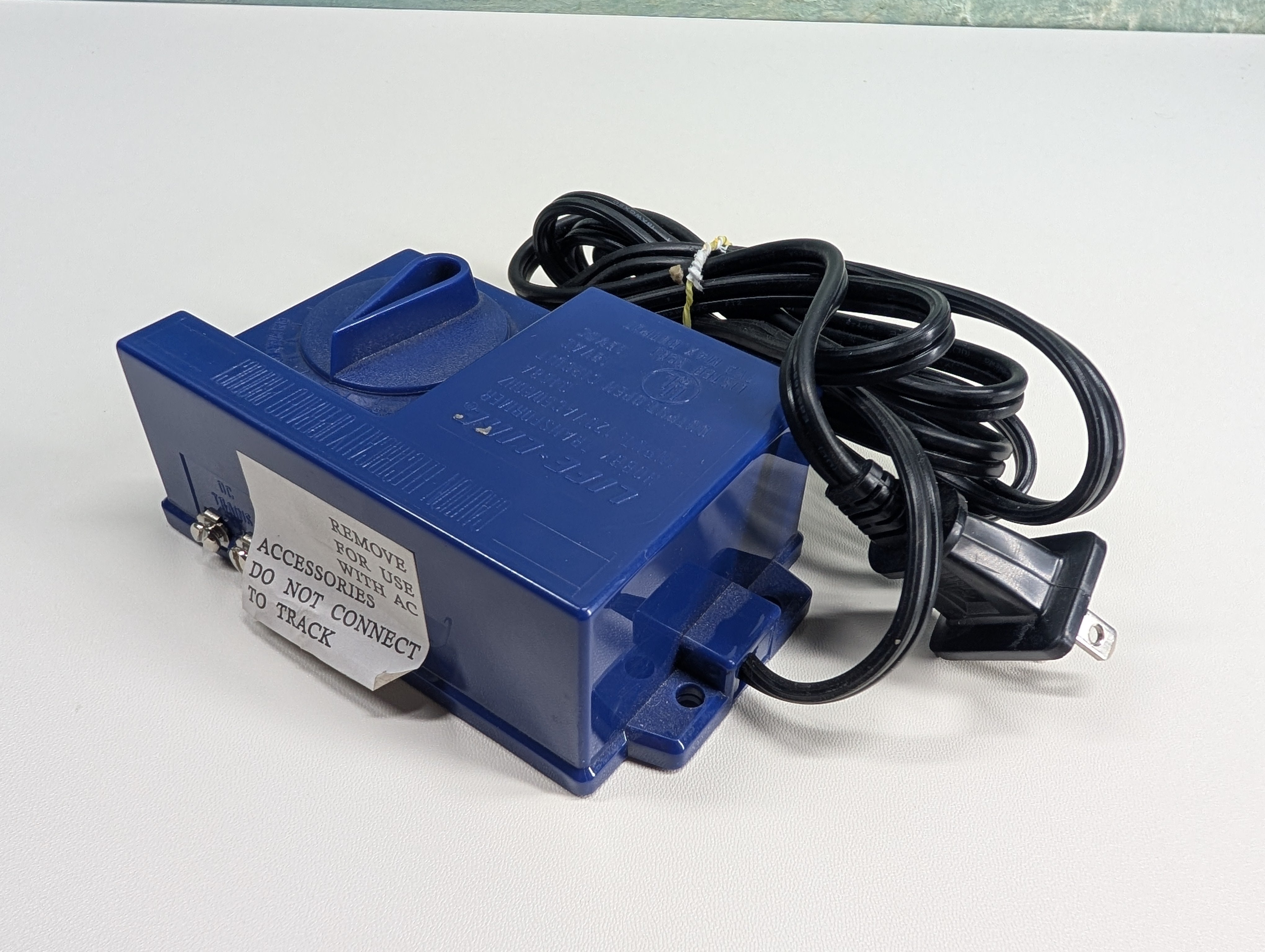 USED Life-Like MULTI Scale HO & N Starter DC Hobby Transformer - Tested! Blue