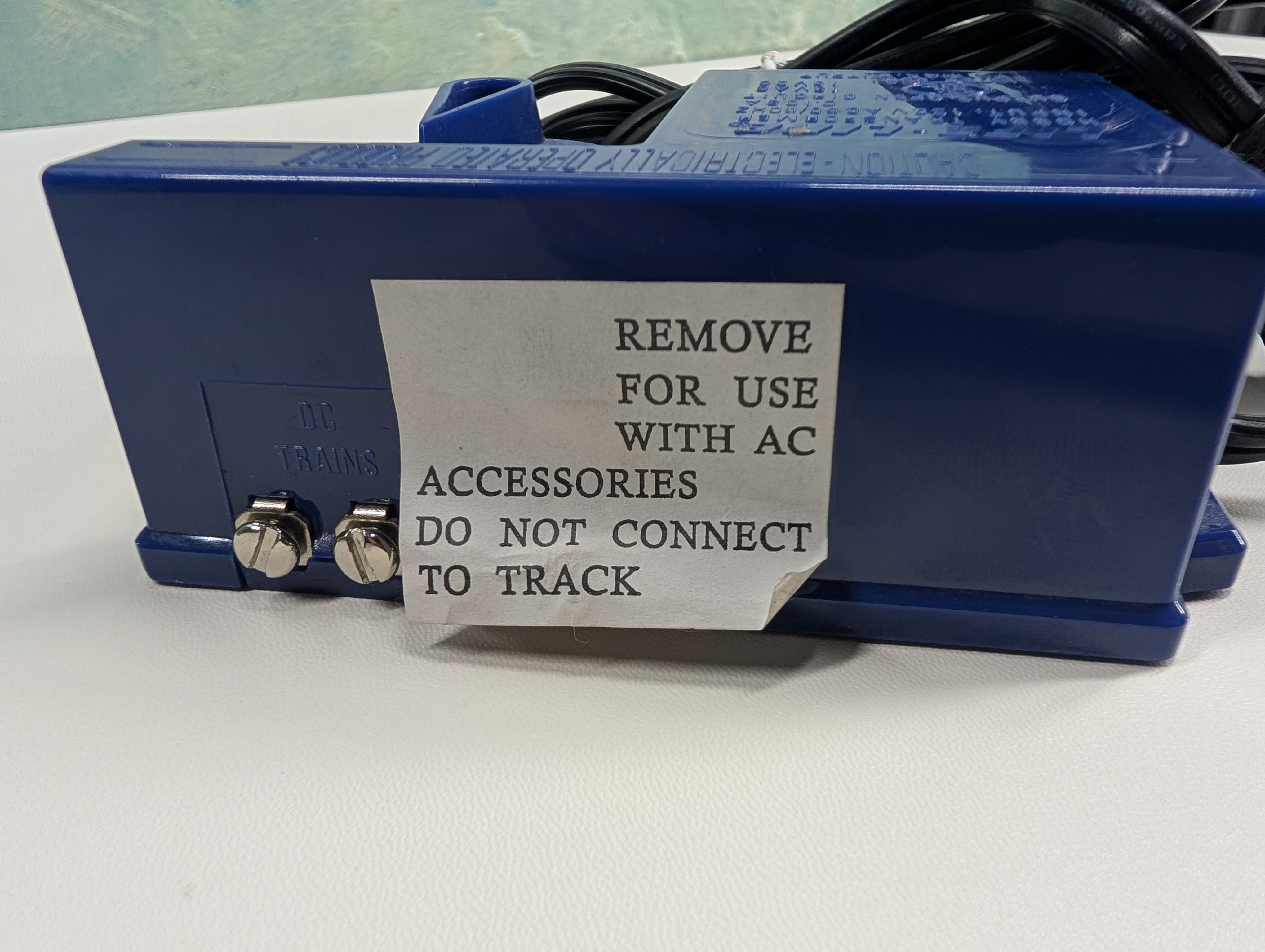USED Life-Like MULTI Scale HO & N Starter DC Hobby Transformer - Tested! Blue