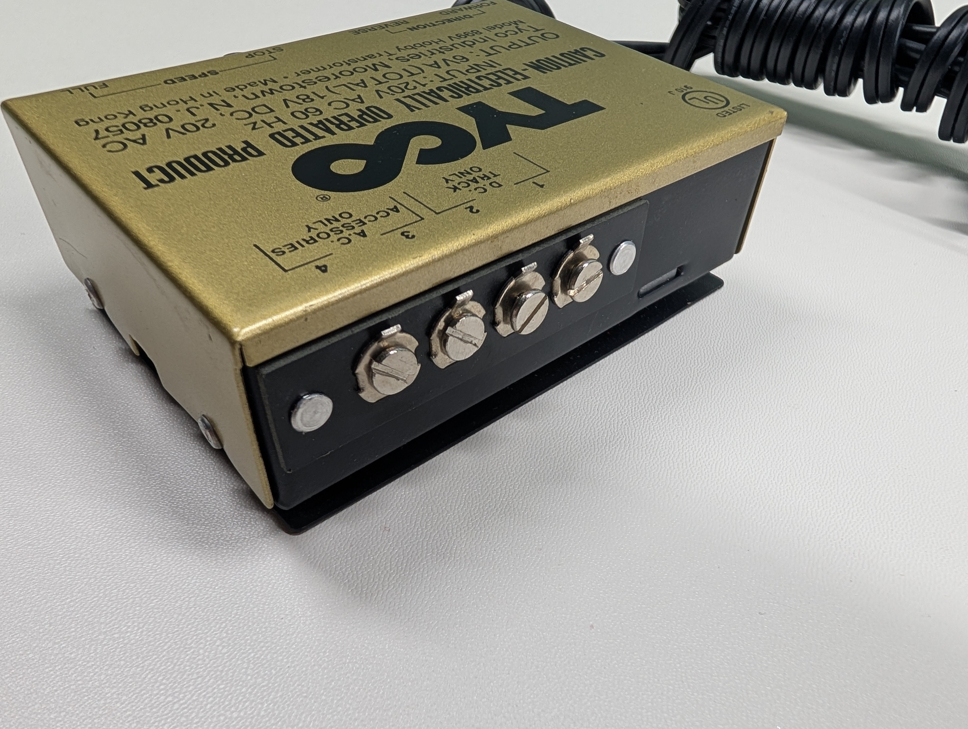 USED Tyco MULTI Scale HO & N Starter DC Hobby Transformer - Tested! Gold