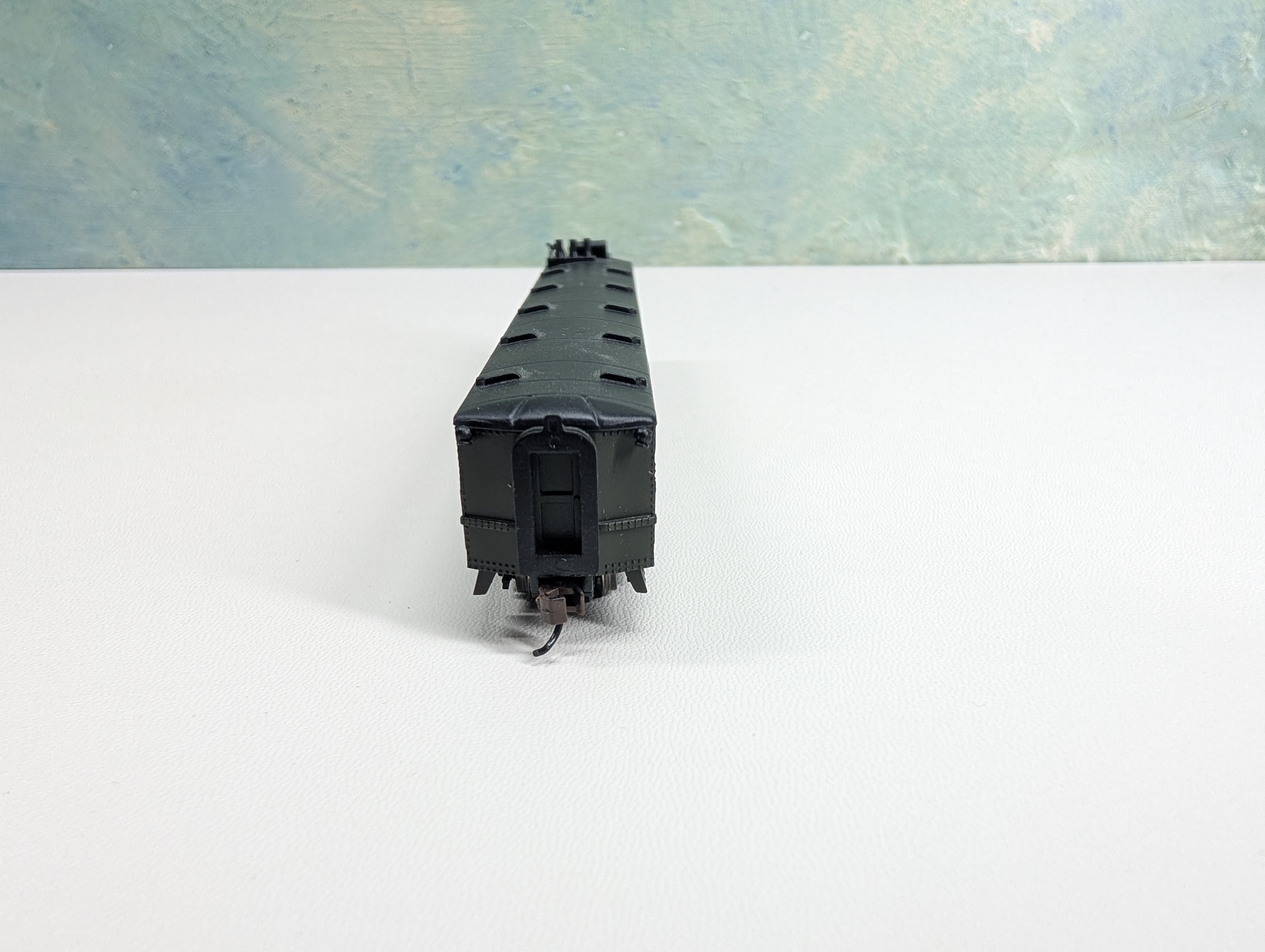 USED Bachmann 81468 N Scale EMC Doodlebug Loco w/ Coach Maryland and Pennsylvania #62 Needs Repairs DCC On Board