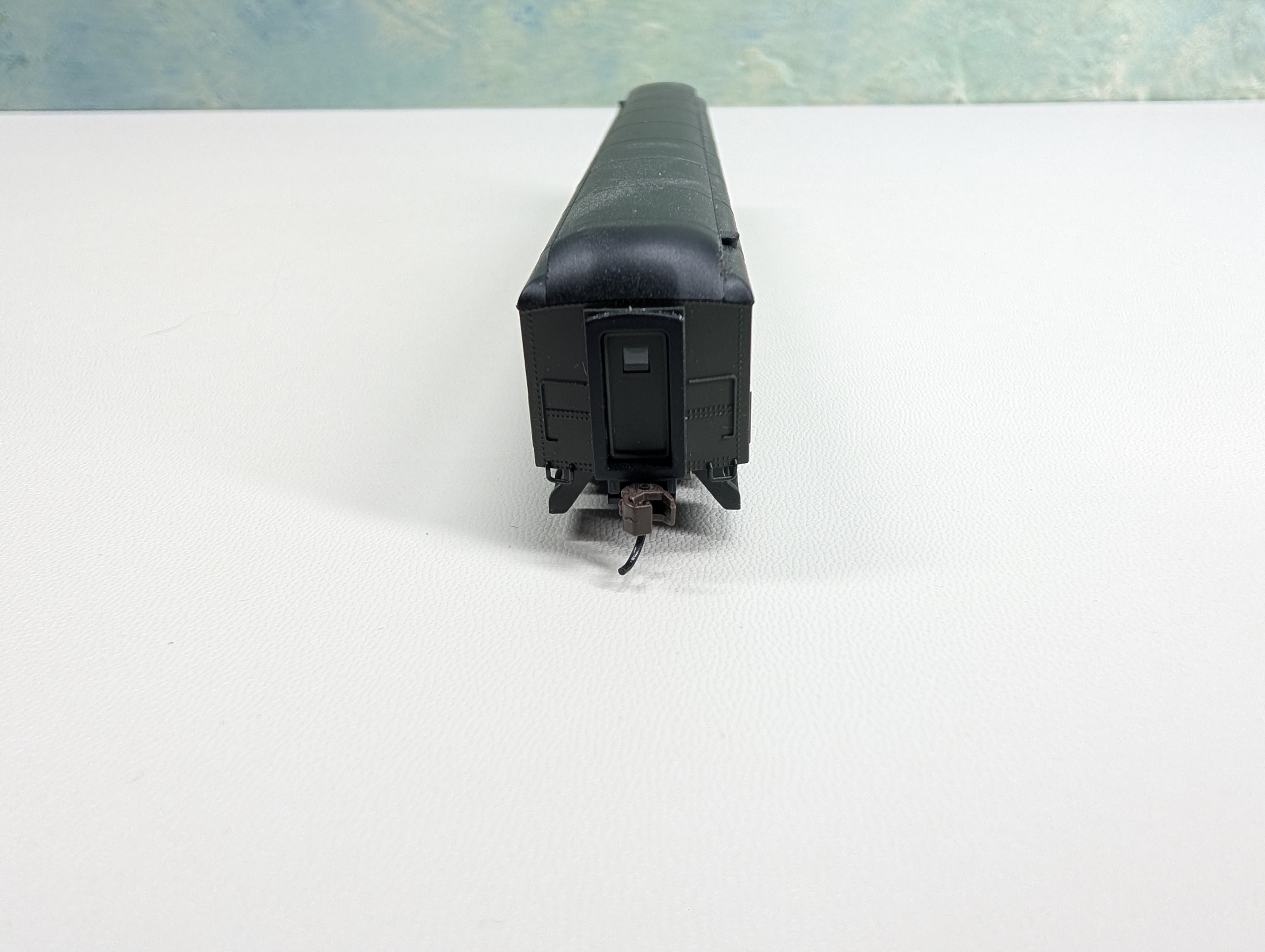 USED Bachmann 81468 N Scale EMC Doodlebug Loco w/ Coach Maryland and Pennsylvania #62 Needs Repairs DCC On Board