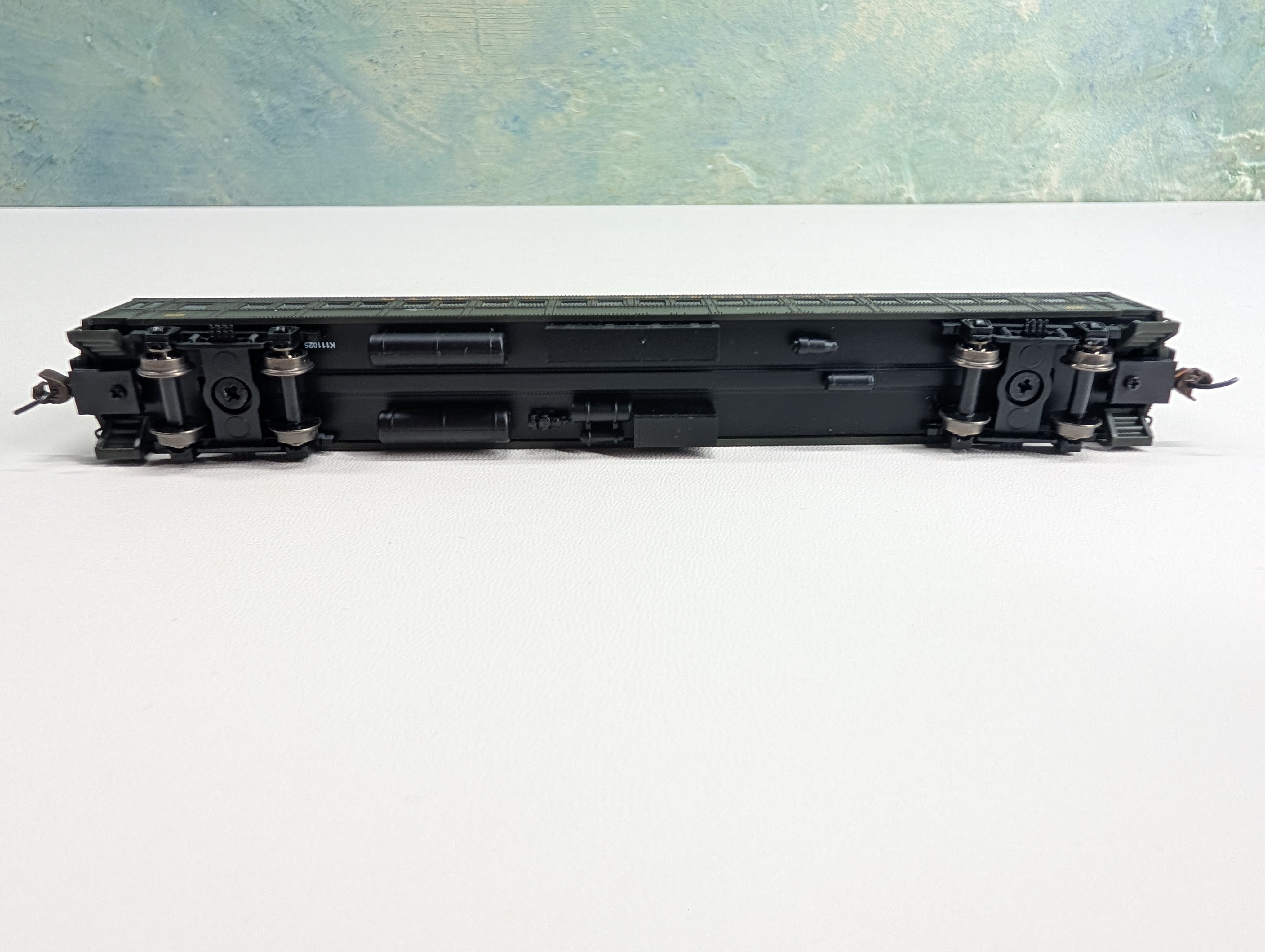 USED Bachmann 81468 N Scale EMC Doodlebug Loco w/ Coach Maryland and Pennsylvania #62 Needs Repairs DCC On Board