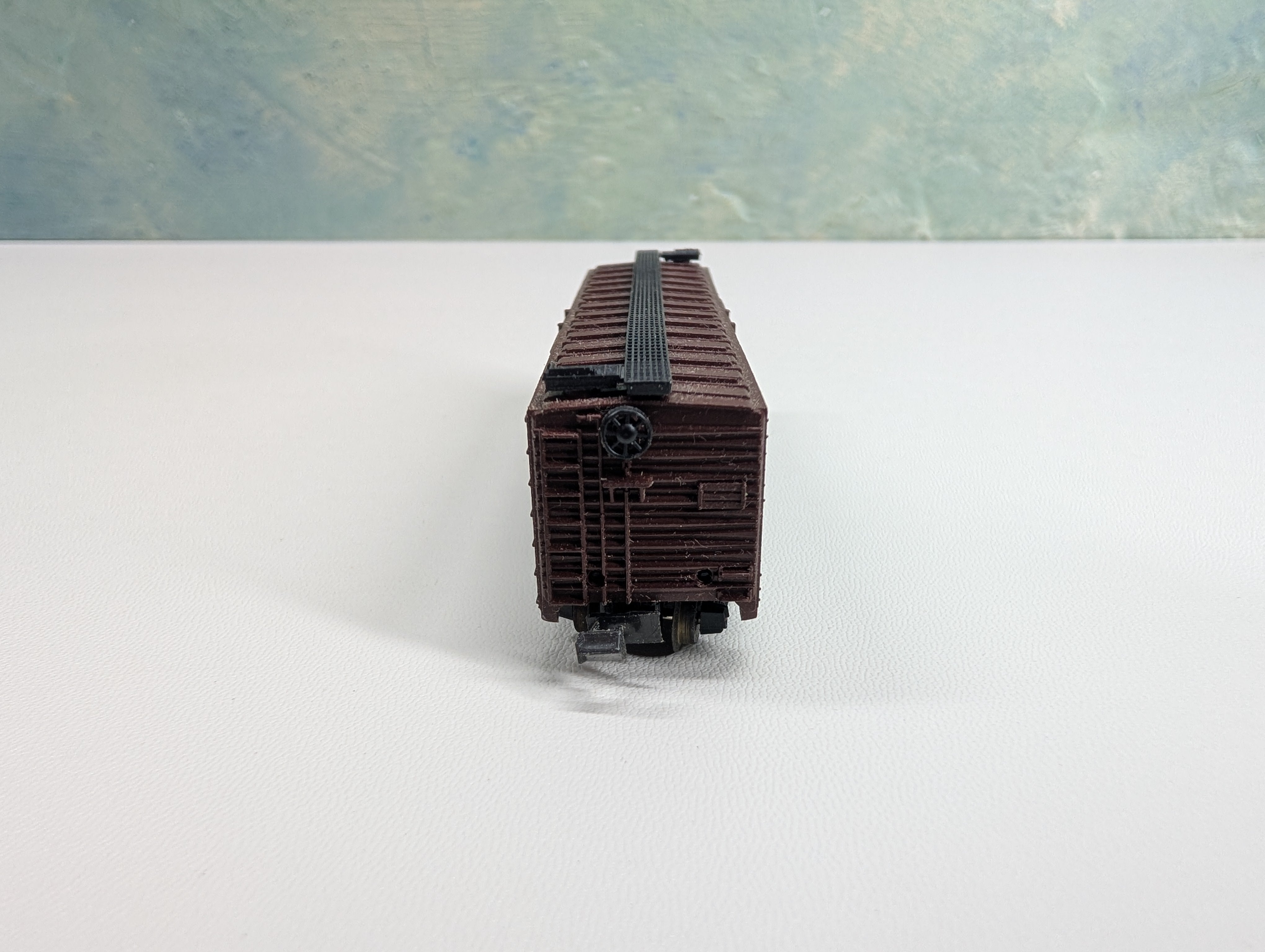 USED Lima N Scale Cattle Stock Car Santa Fe ATSF #51054