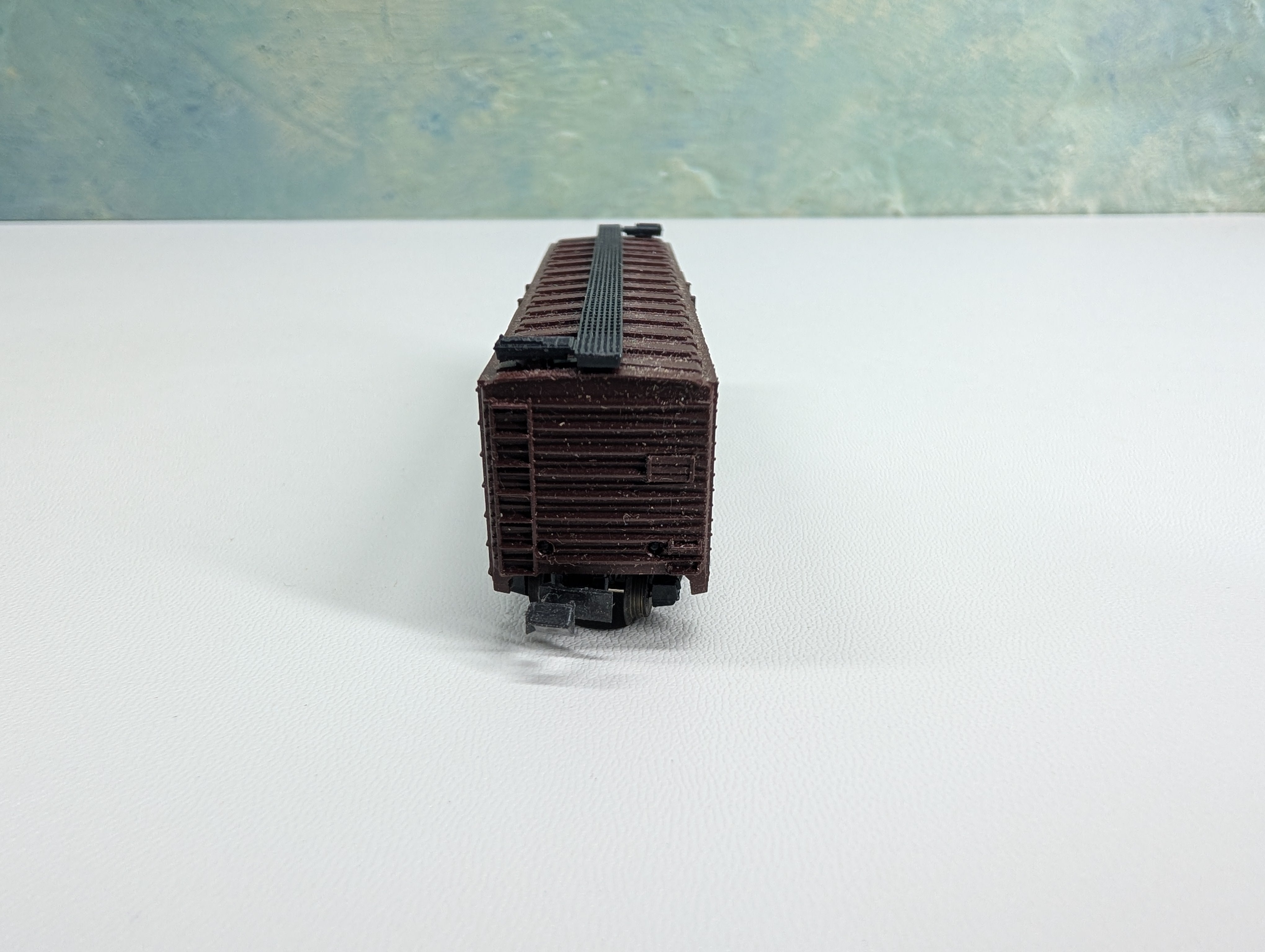 USED Lima N Scale Cattle Stock Car Santa Fe ATSF #51054